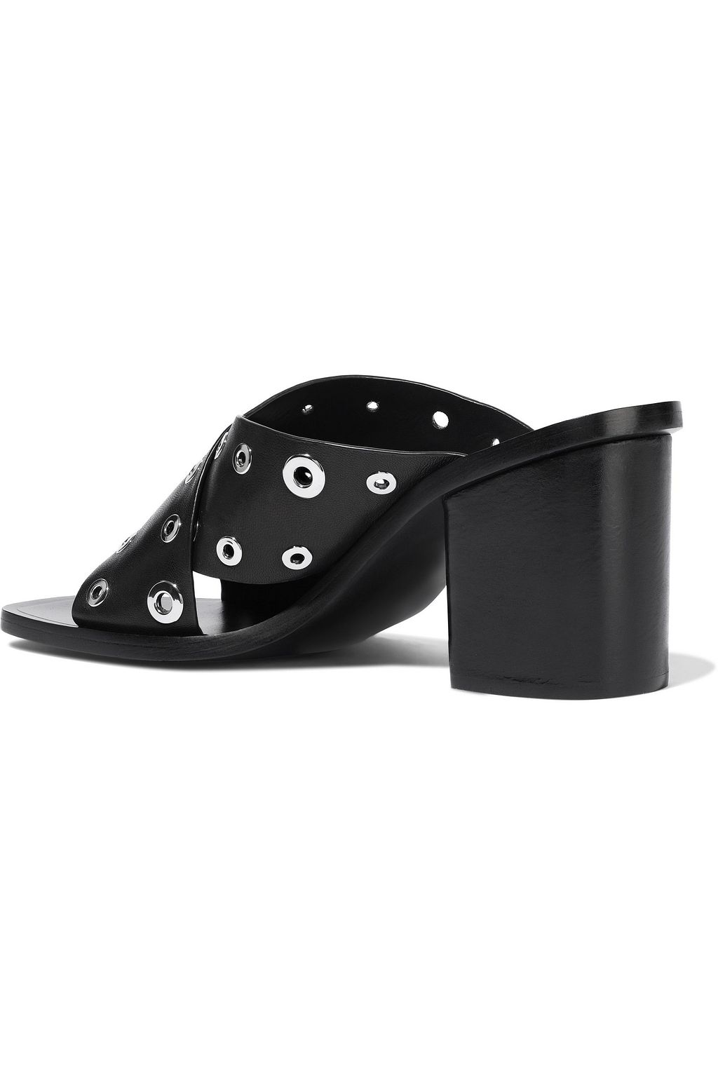 RAG & BONE Paige eyelet-embellished leather mules