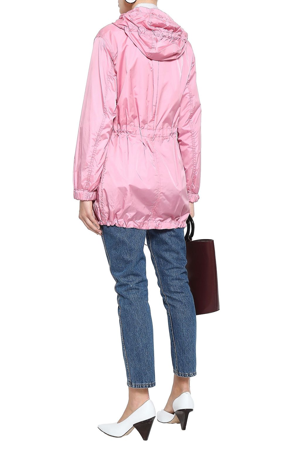 THEORY Sharya shell hooded jacket