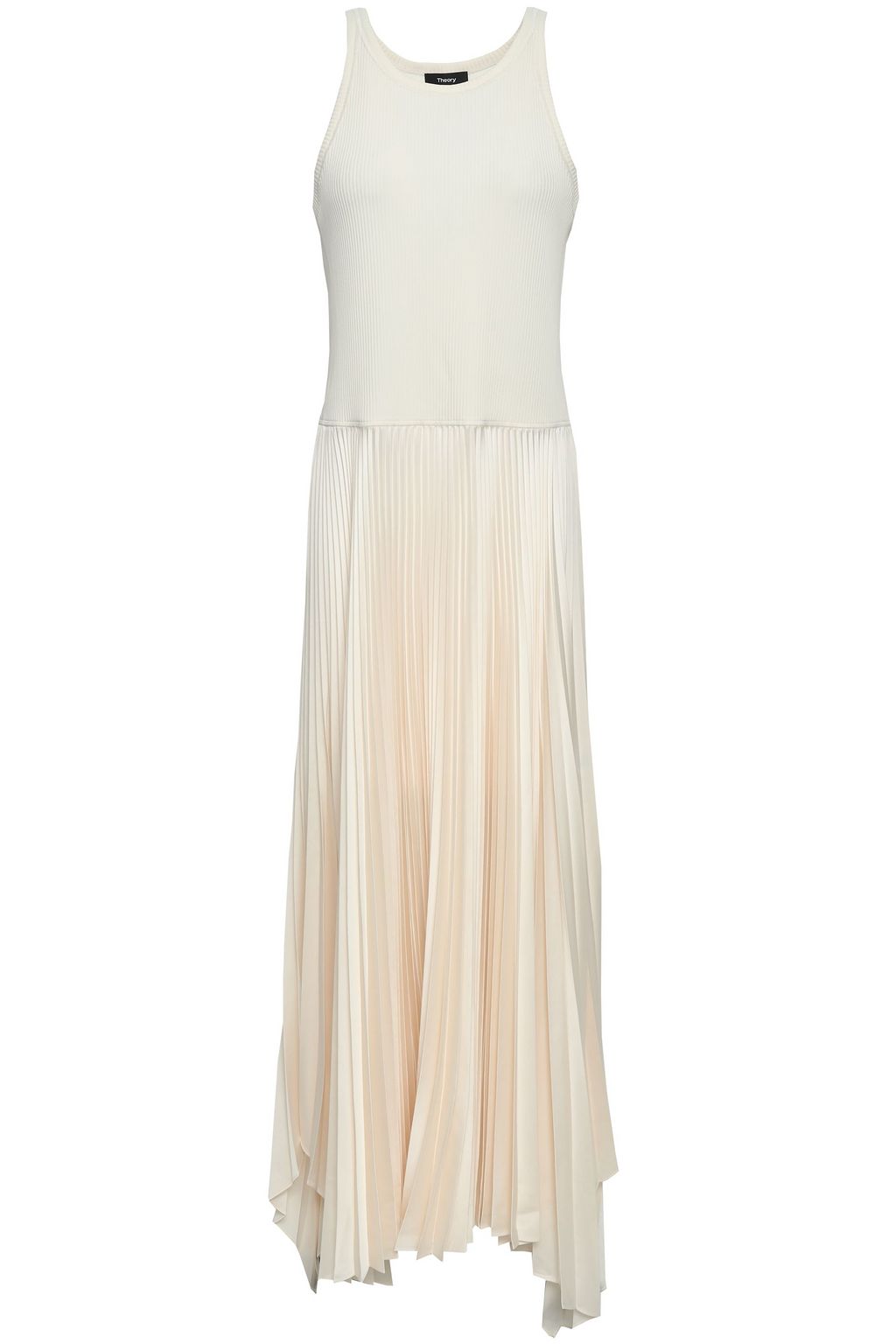 theory vinessi pleated maxi dress