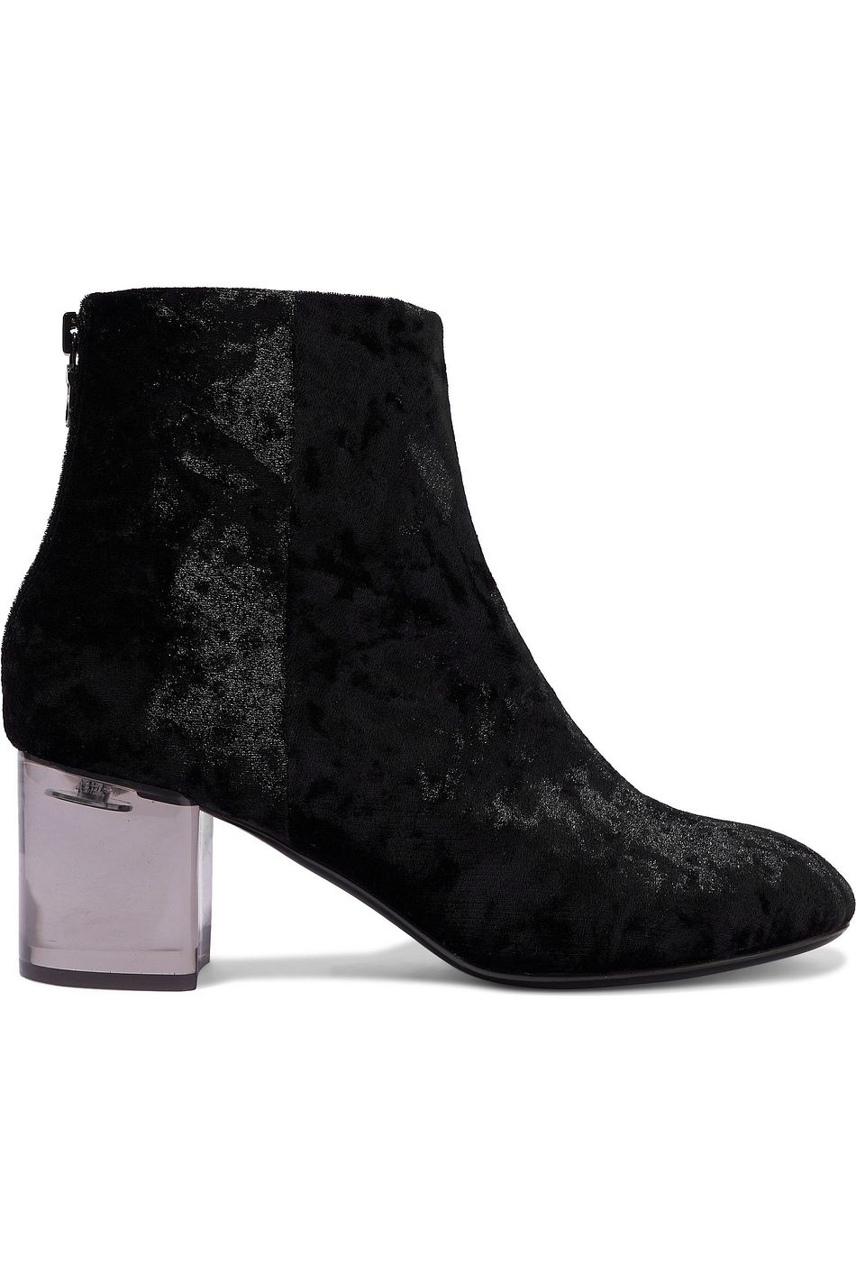 velvet chelsea boots