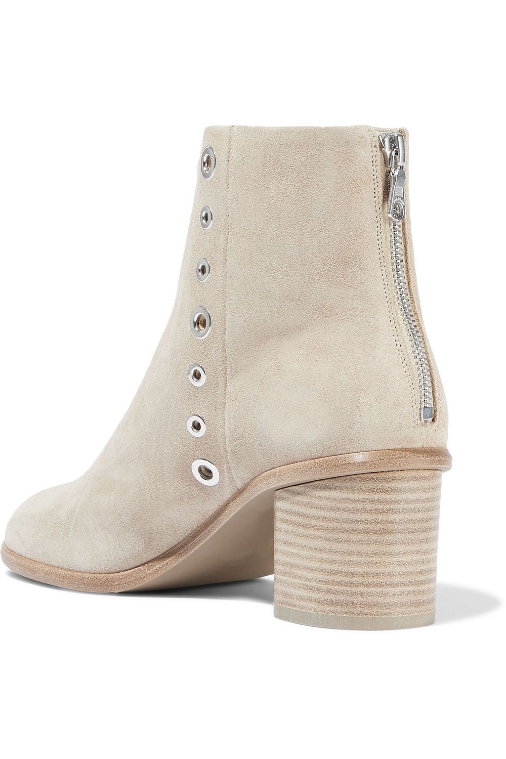 RAG & BONE Willow eyelet-embellished suede ankle boots