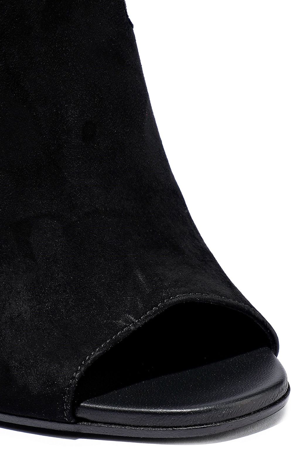 BALMAIN Embossed suede ankle boots