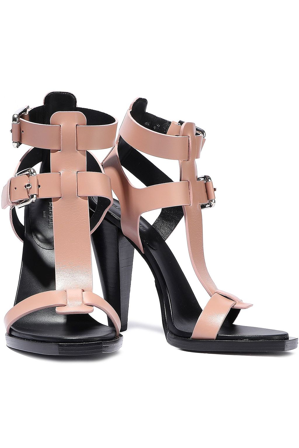 BALMAIN Buckled leather sandals