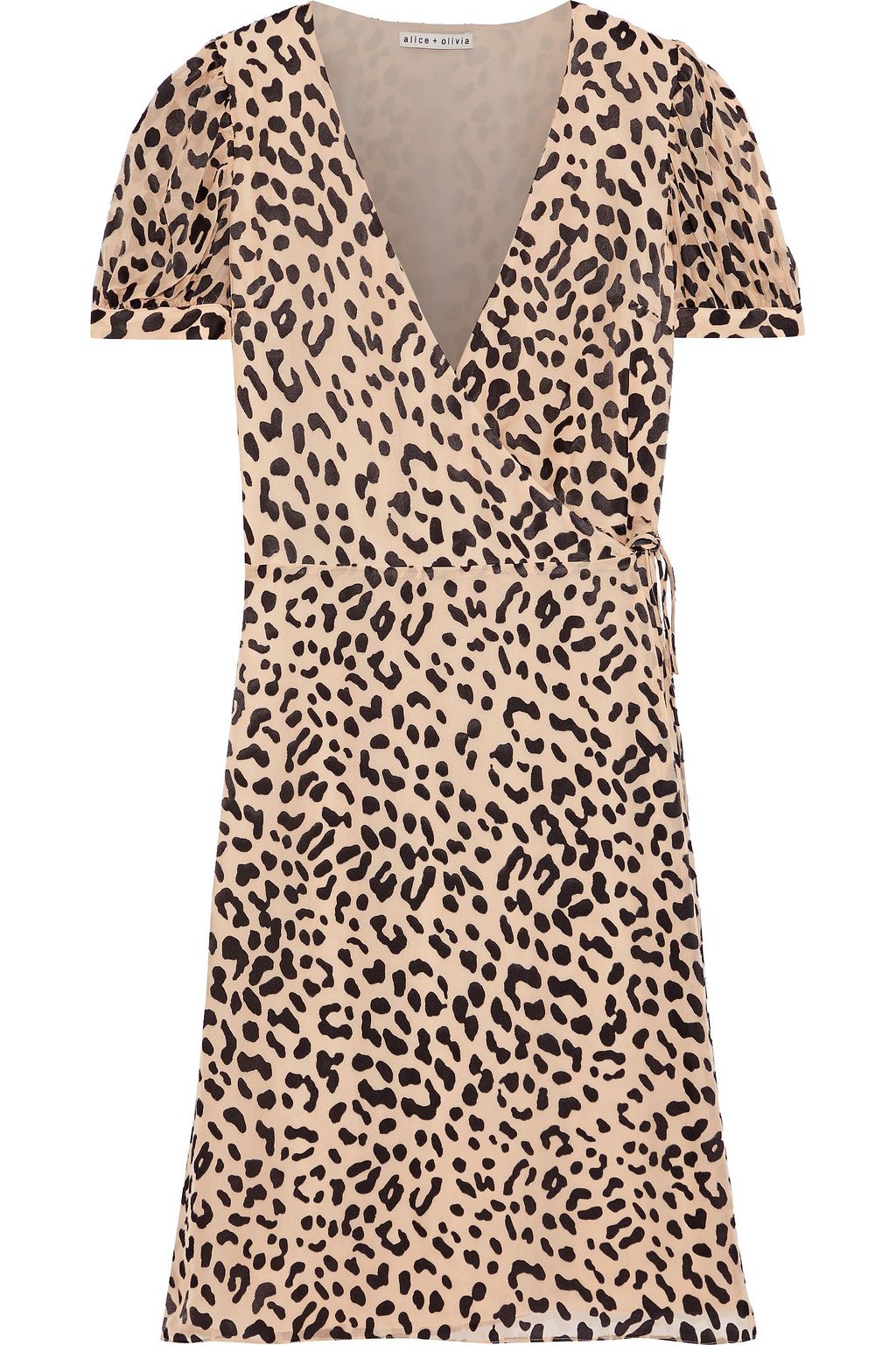 alice and olivia rosette leopard dress