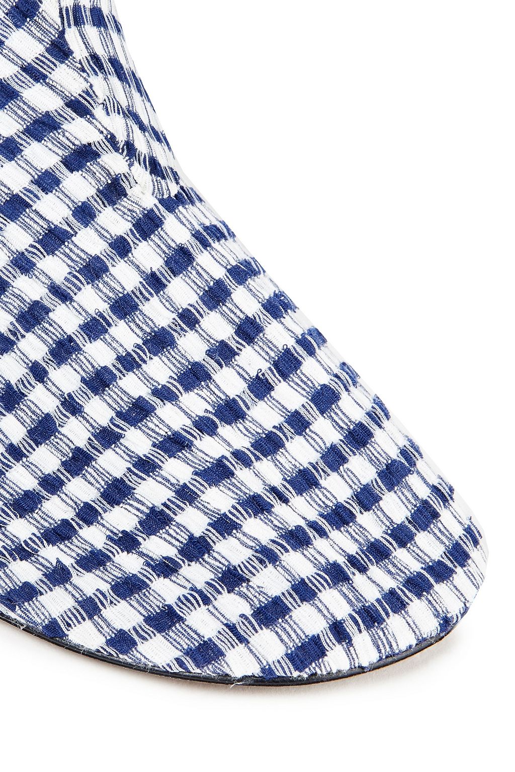 NEOUS Gingham seersucker sock boots