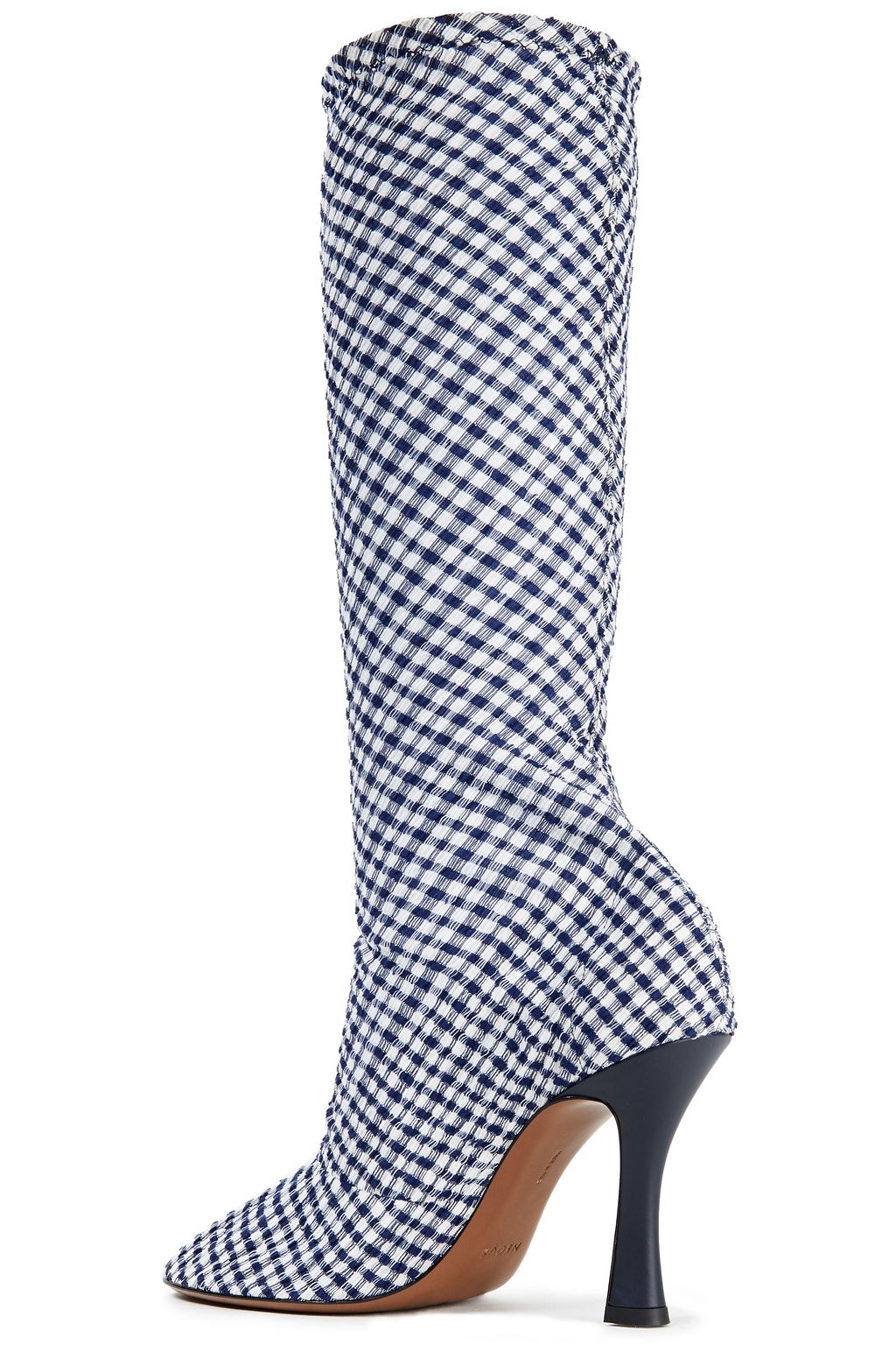 NEOUS Gingham seersucker sock boots