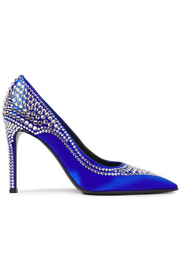 balmain crystal heels