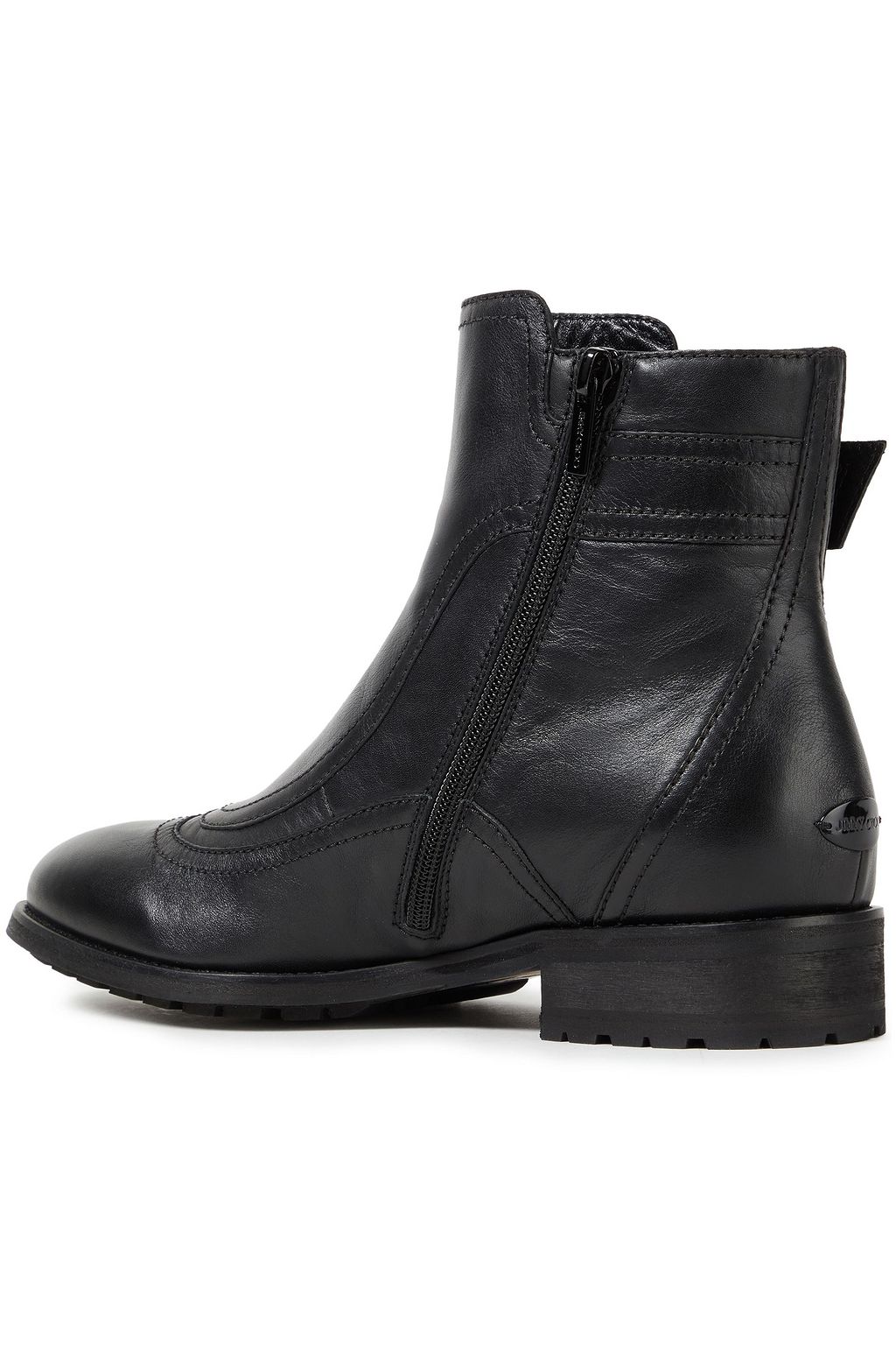JIMMY CHOO Brylee buckled leather ankle boots