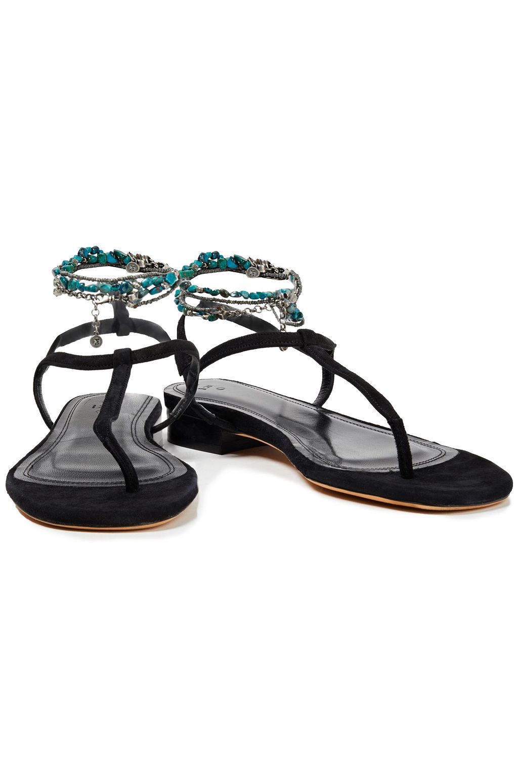 IRO Astley embellished suede sandals
