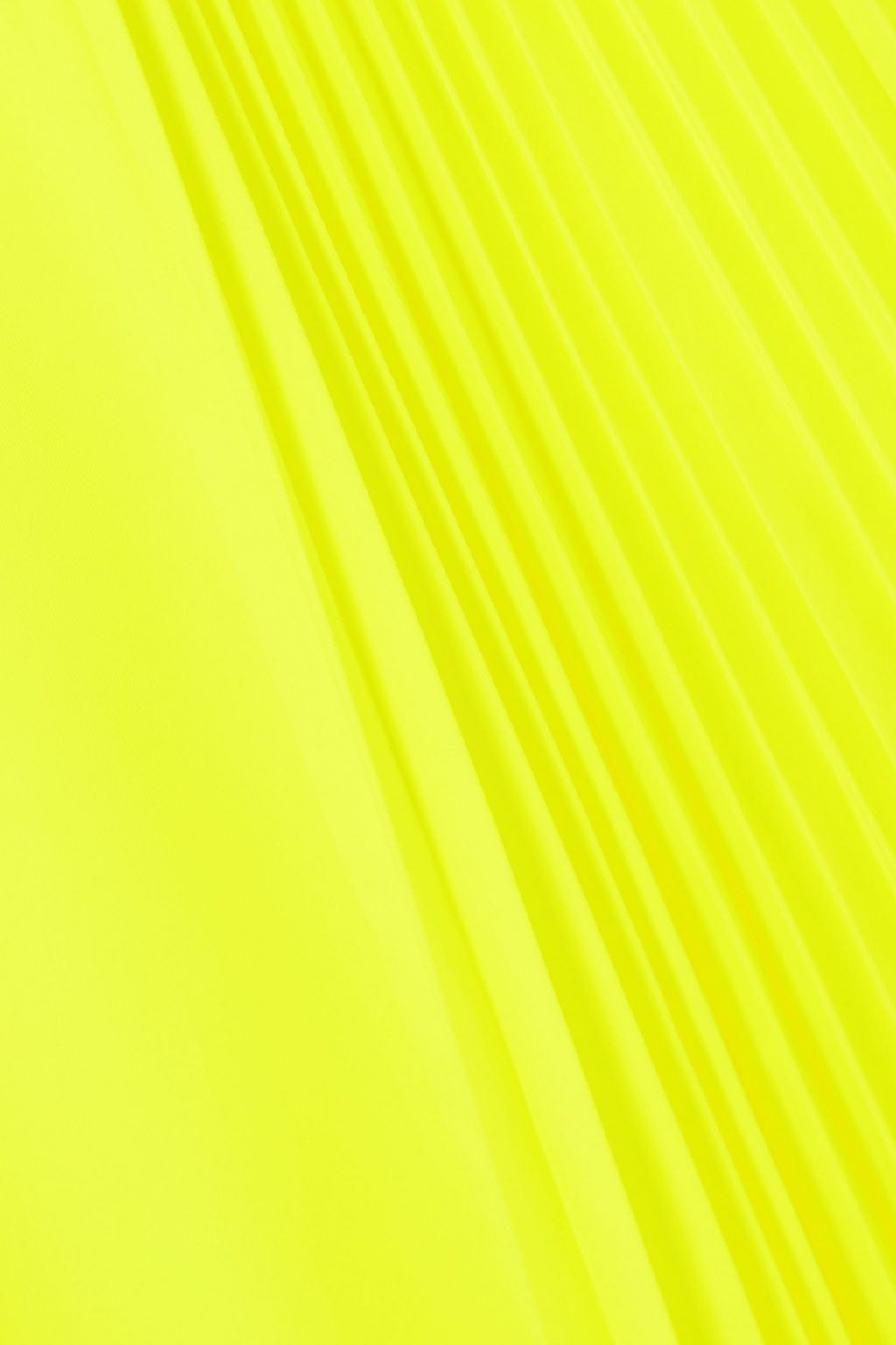 CHRISTOPHER JOHN ROGERS Neon asymmetric pleated poplin skirt
