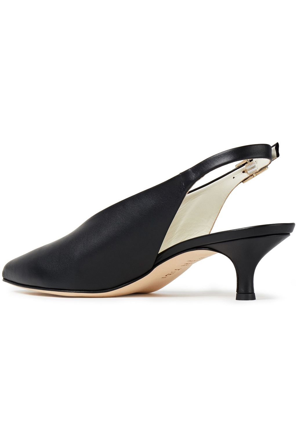 TIBI Leather slingback pumps