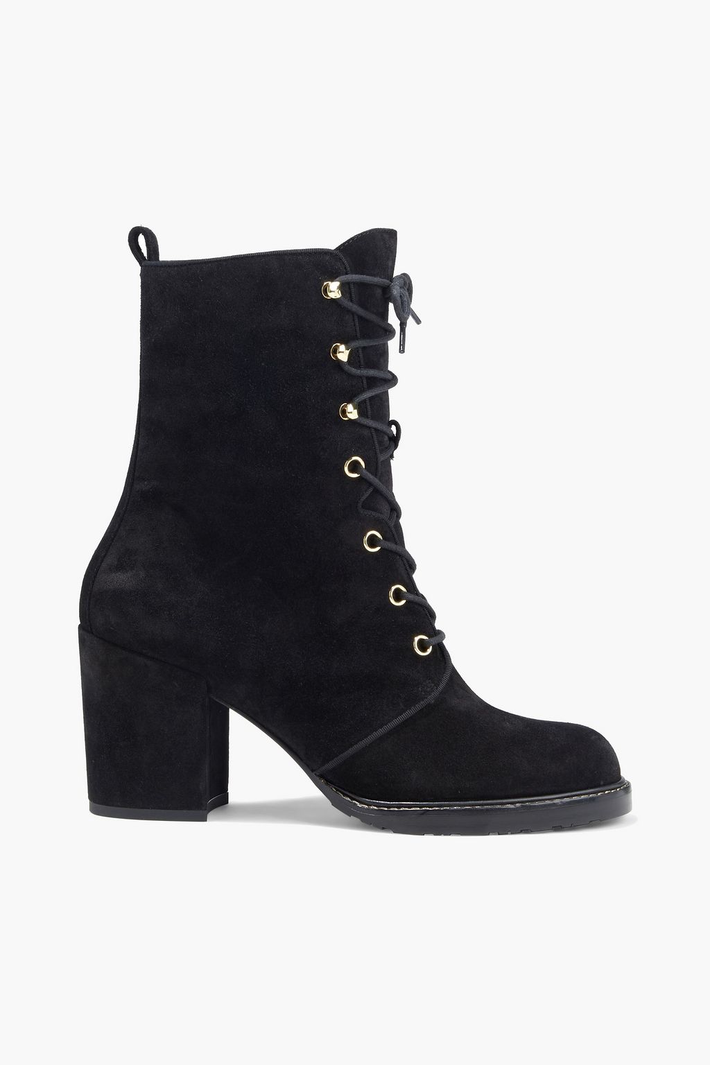 stuart weitzman lace up booties
