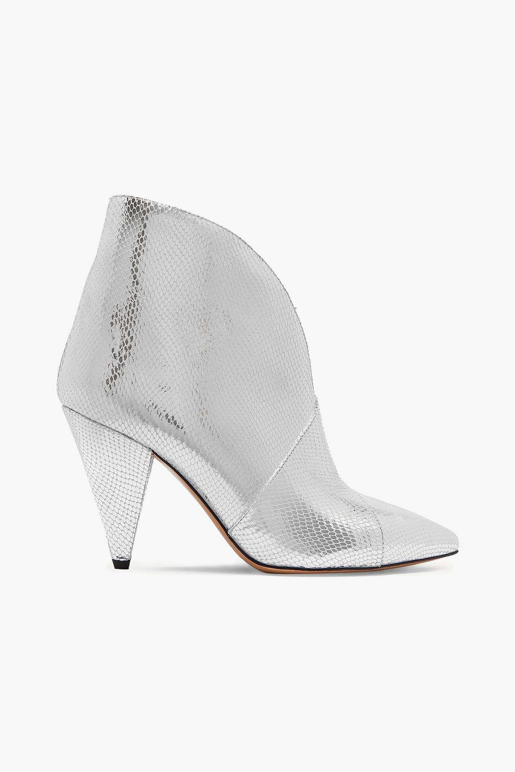 isabel marant silver boots