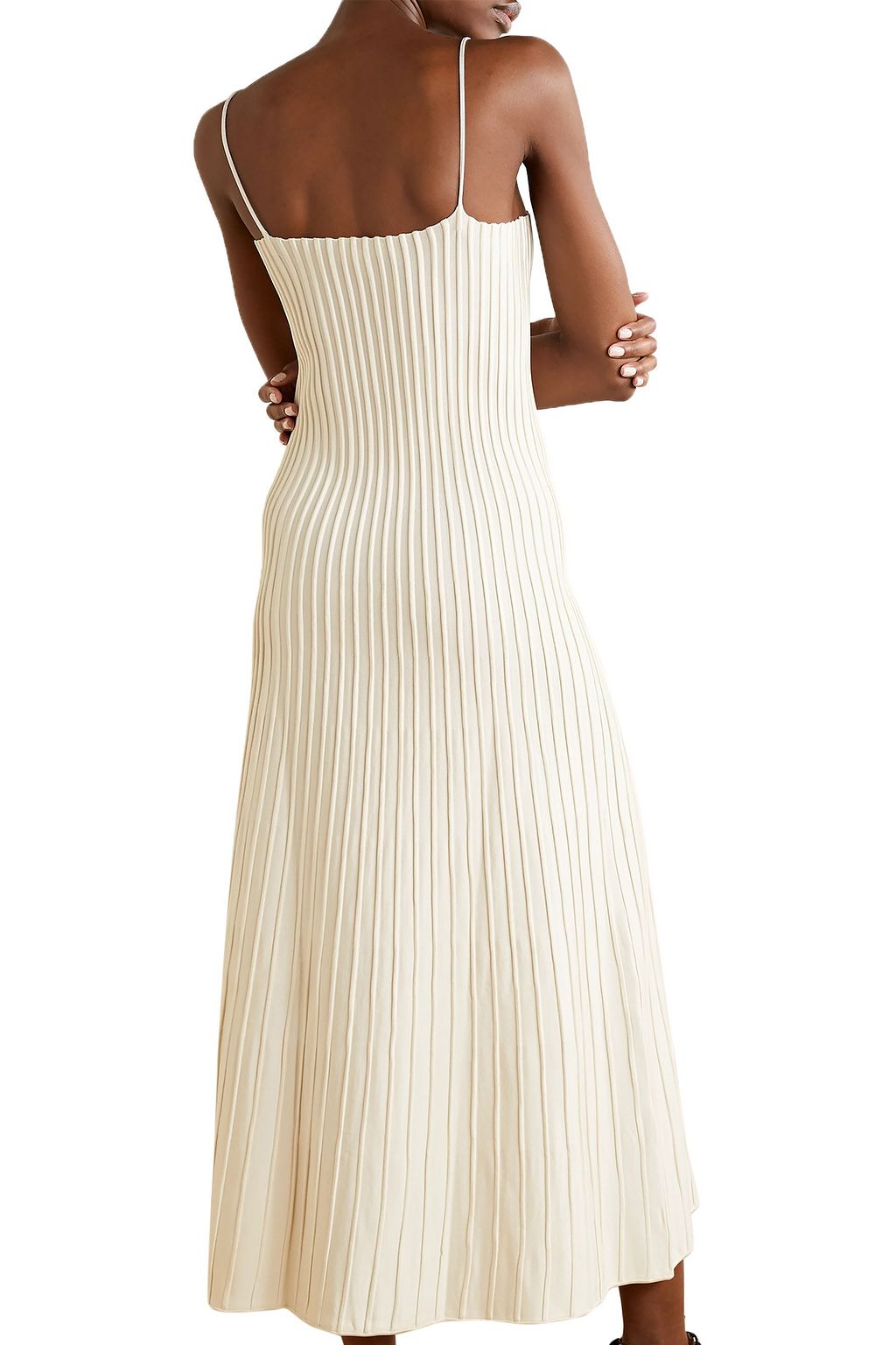 CASASOLA Carlotta ribbed stretch-knit midi dress