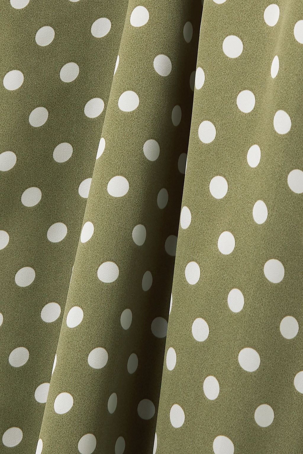 RACIL Fez open-back polka-dot satin maxi dress