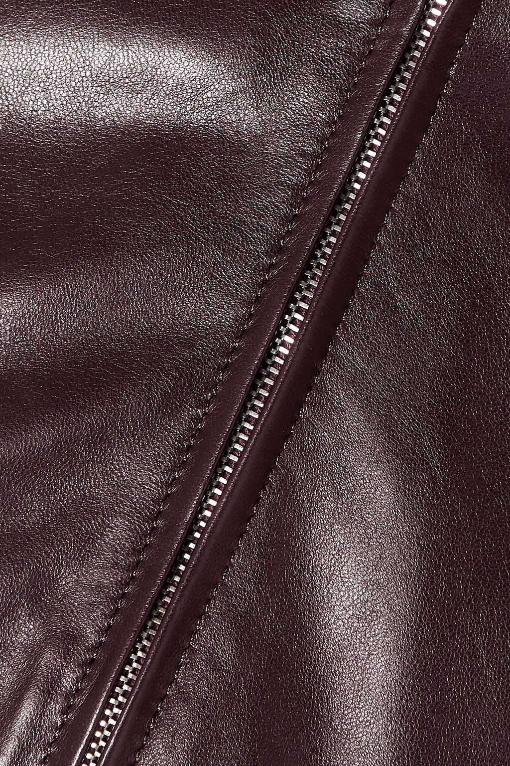 ISABEL MARANT Celini ruched leather mini dress