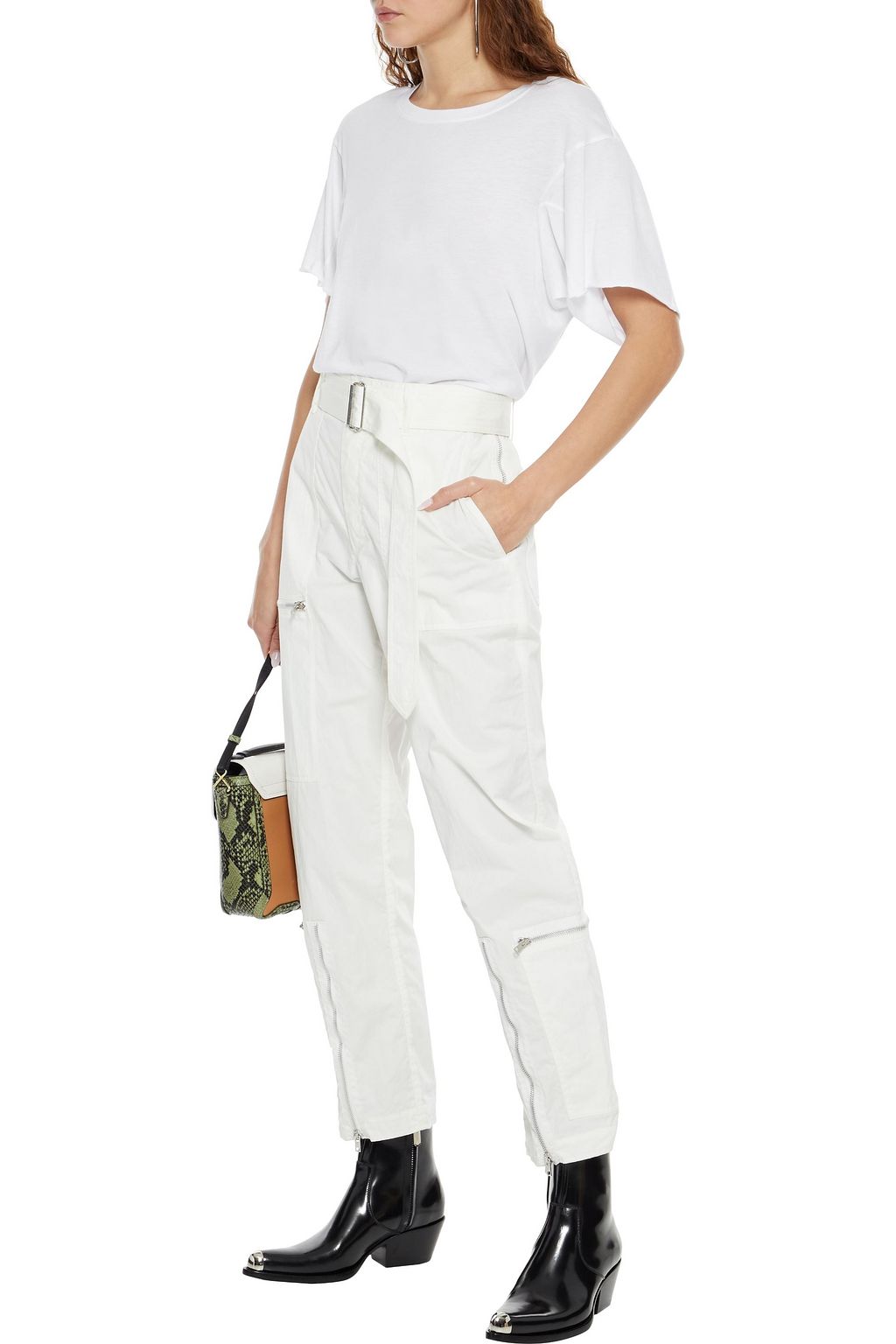 HELMUT LANG Pima cotton and modal-blend jersey T-shirt