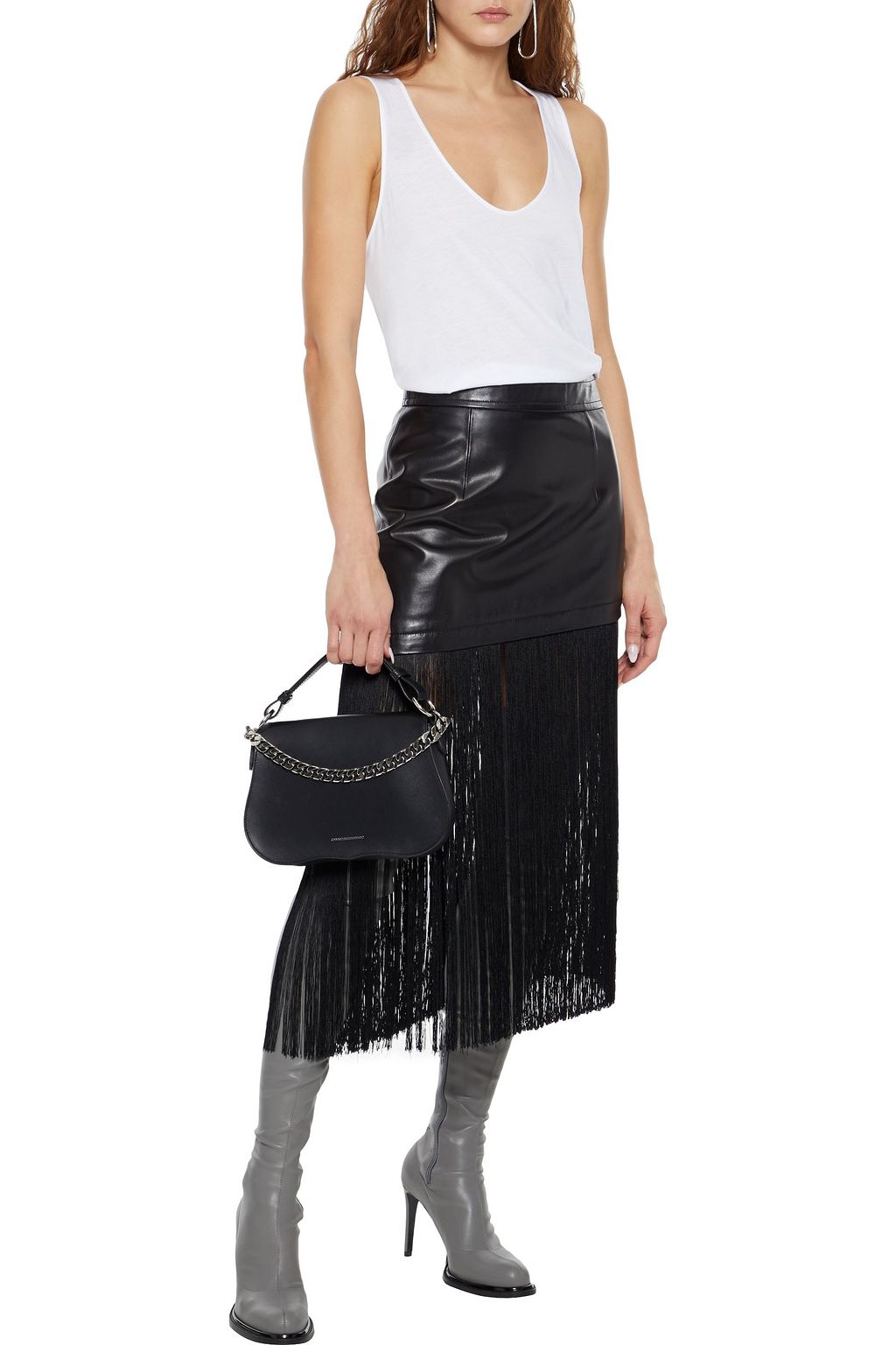 HELMUT LANG Pima cotton and modal-blend jersey tank