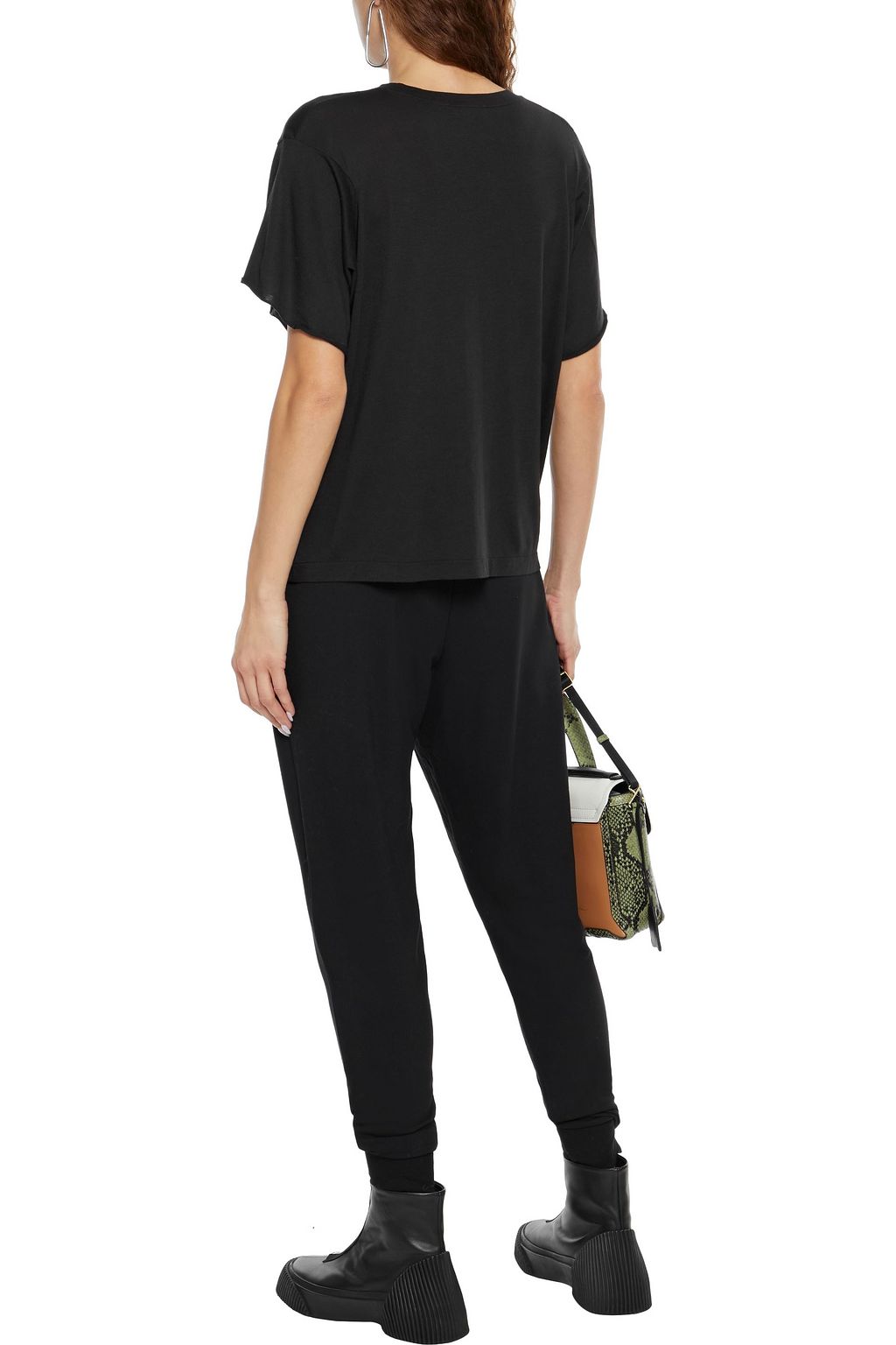 HELMUT LANG Pima cotton and modal-blend jersey T-shirt
