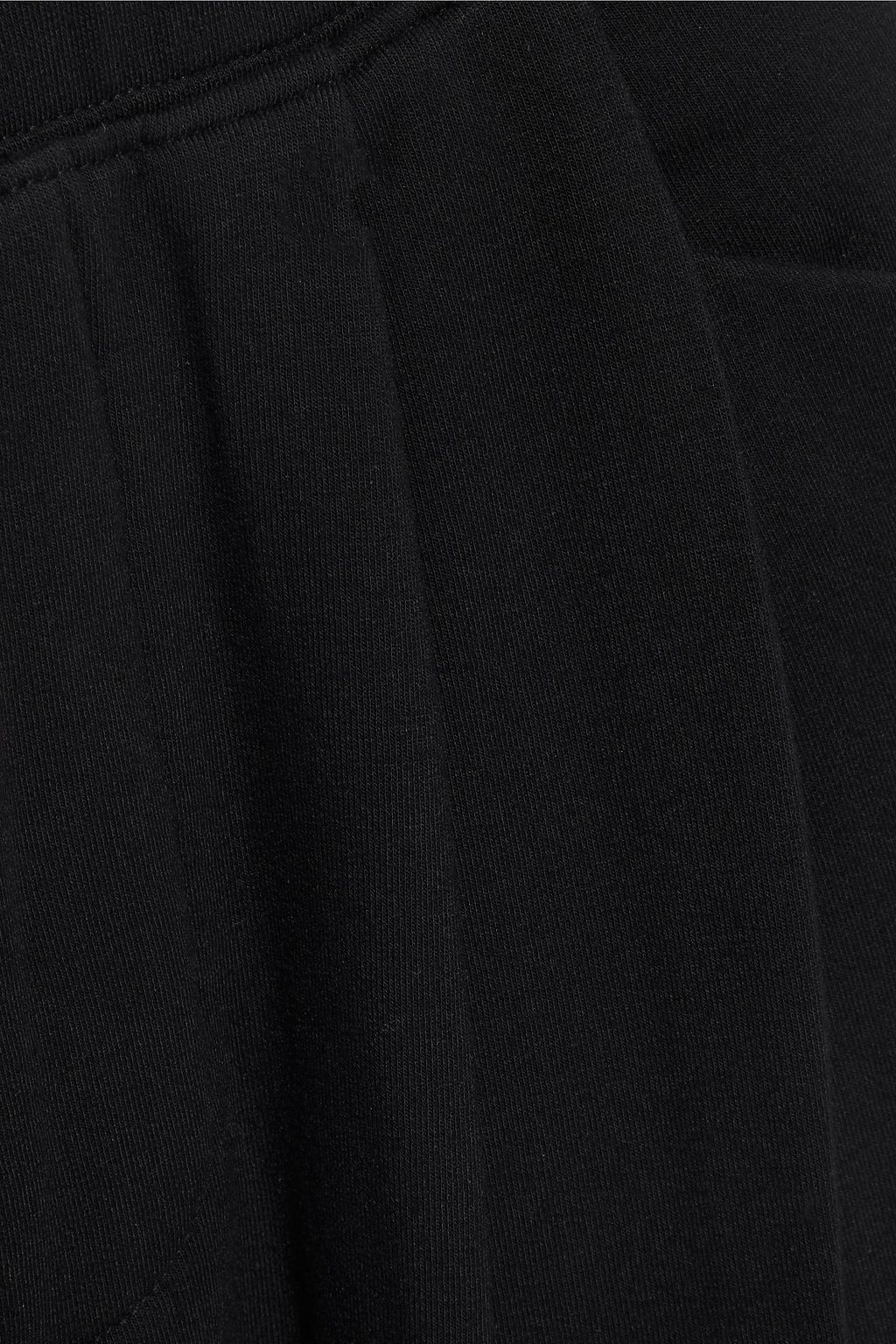 HELMUT LANG Pleated fleece track pants