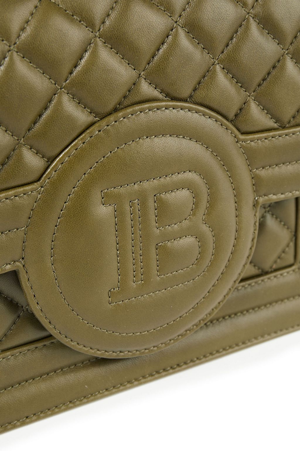 BALMAIN Quilted leather shoulder bag
