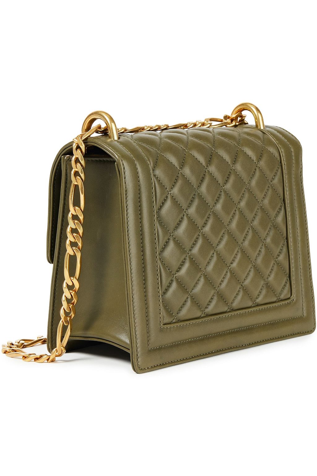 BALMAIN Quilted leather shoulder bag