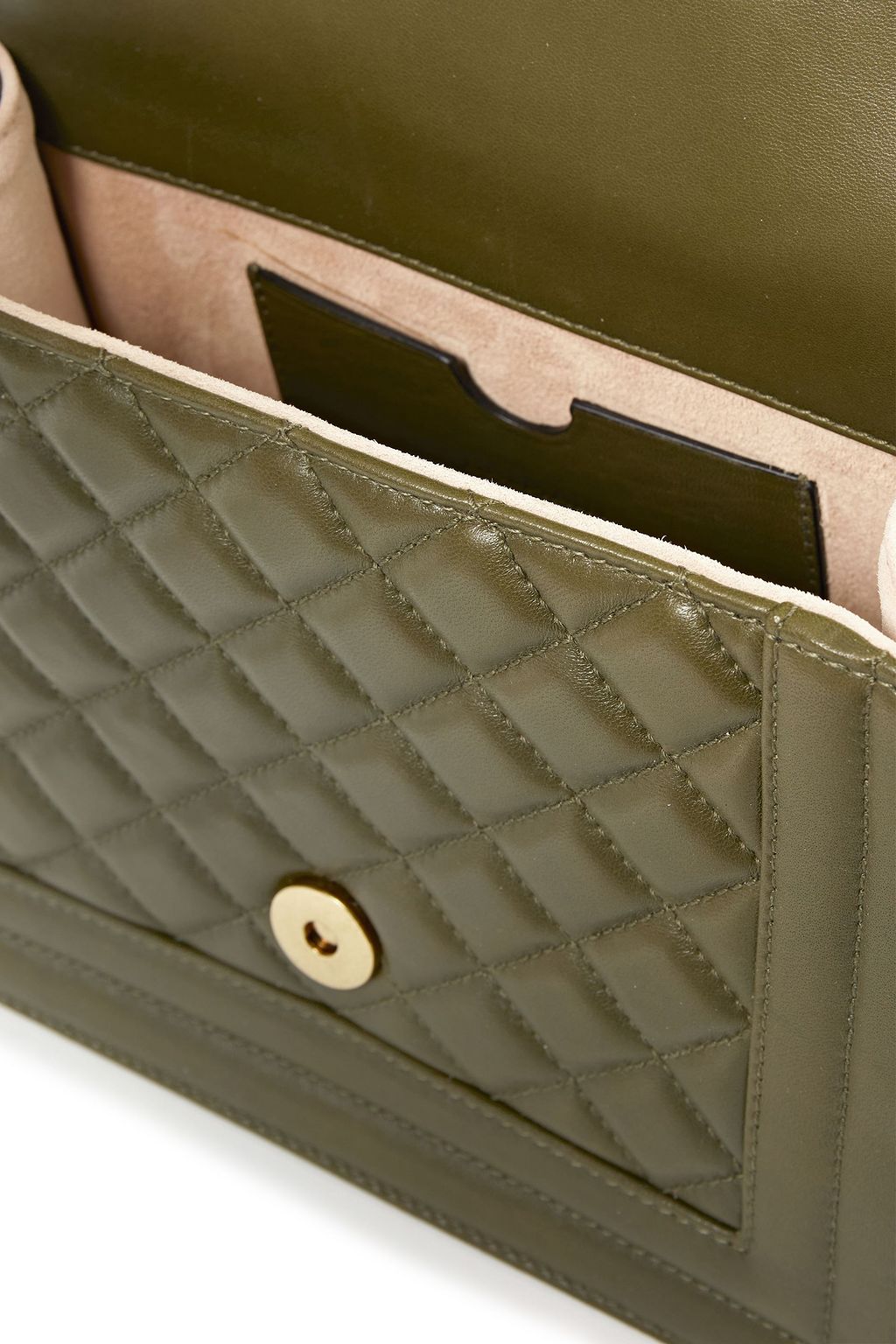 BALMAIN Quilted leather shoulder bag