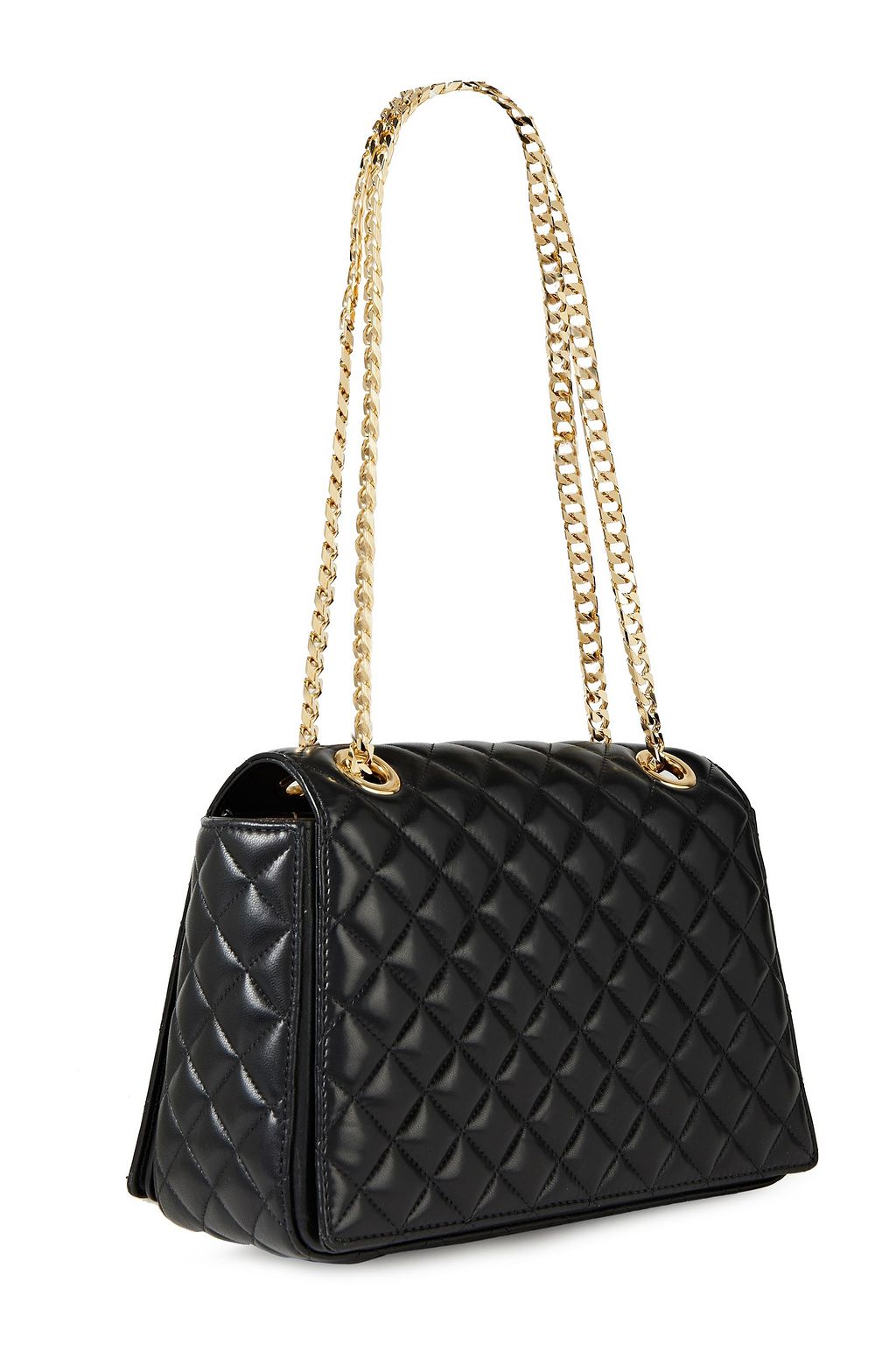 BALMAIN Quilted leather shoulder bag