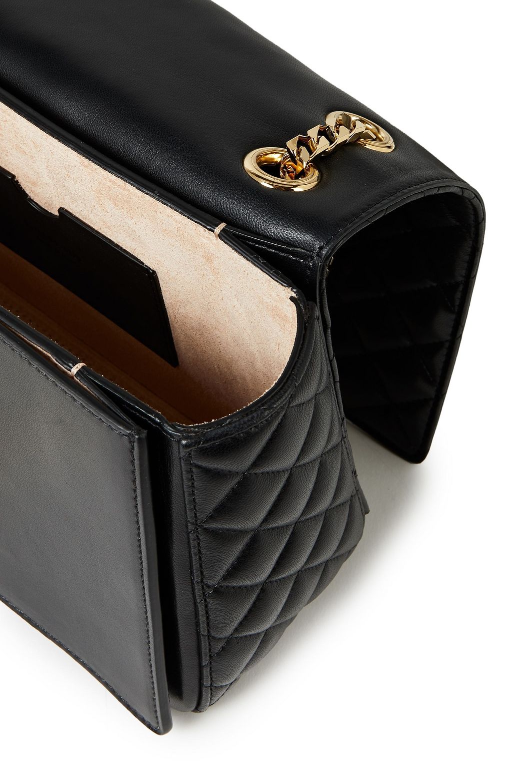 BALMAIN Quilted leather shoulder bag