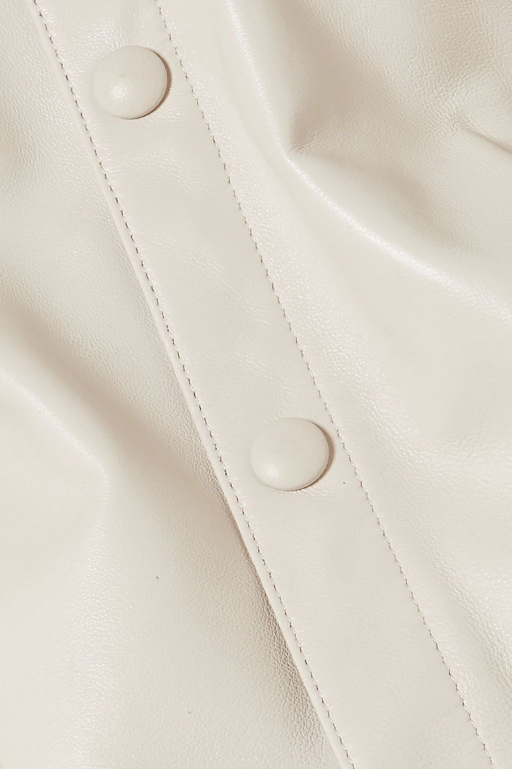 ISABEL MARANT Caby gathered leather top
