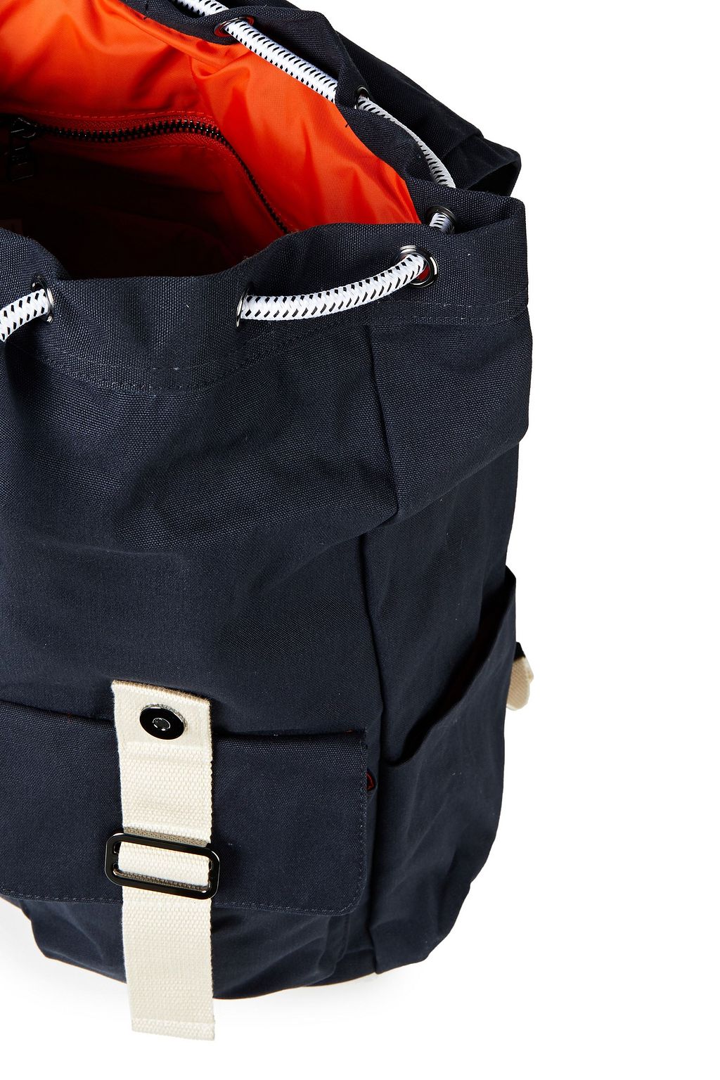 REEBOK X VICTORIA BECKHAM Logo-embroidered canvas backpack