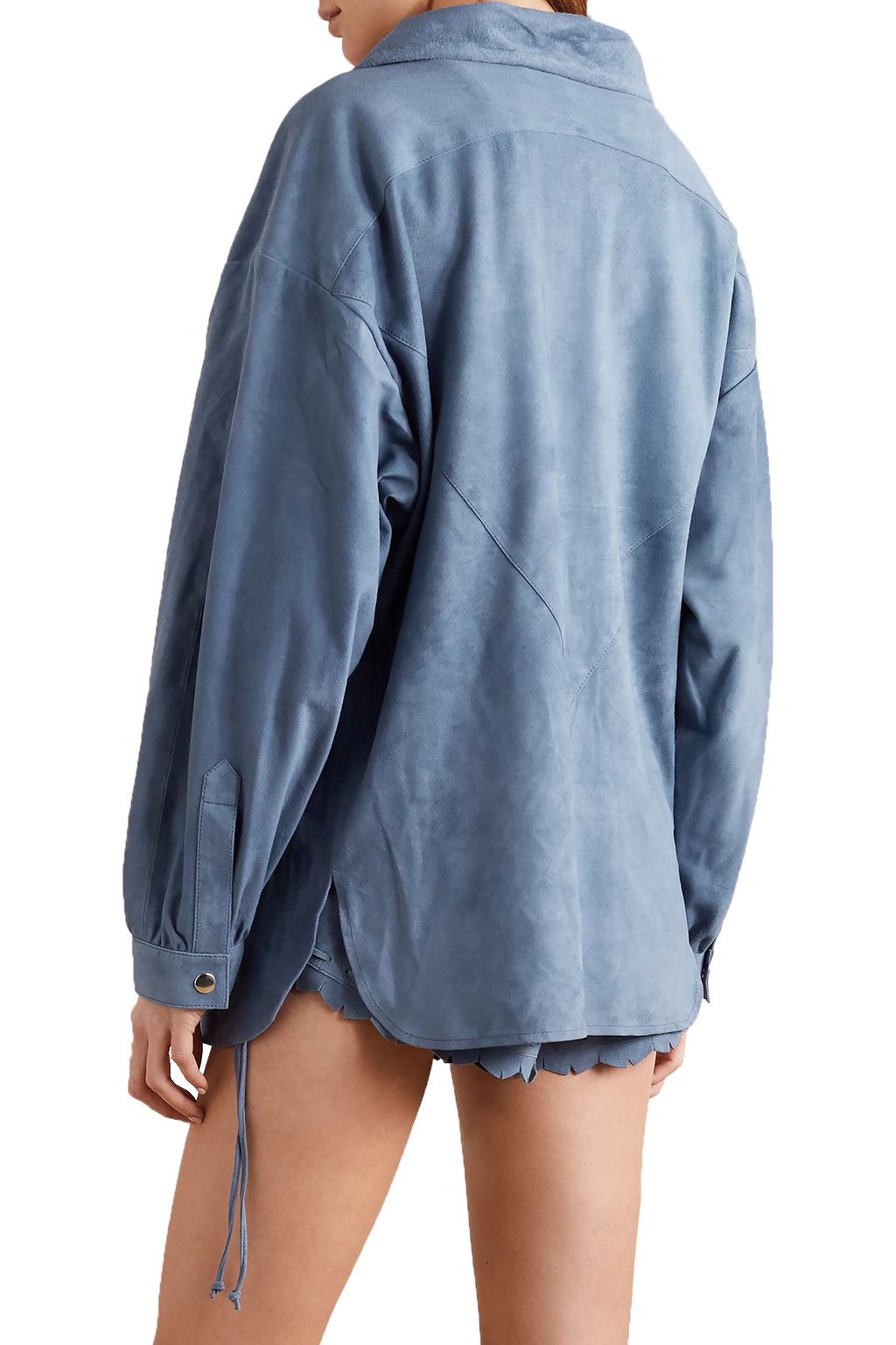 ISABEL MARANT Alambari suede shirt