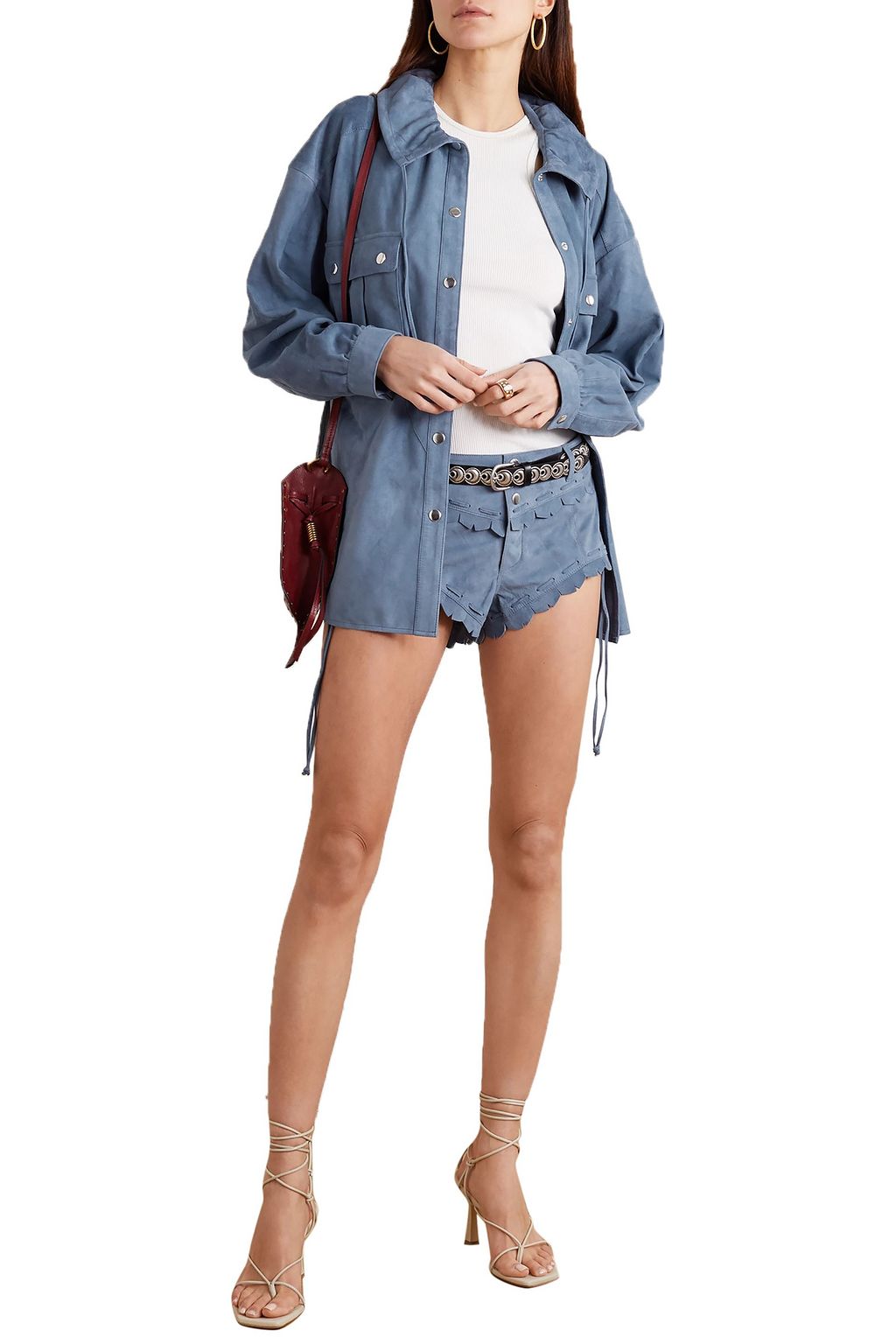 ISABEL MARANT Alambari suede shirt
