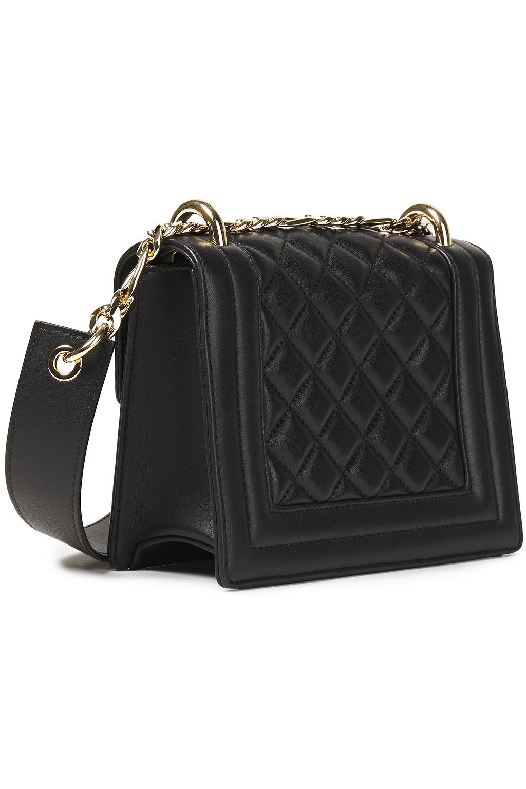 BALMAIN B Bag quilted leather shoulder bag