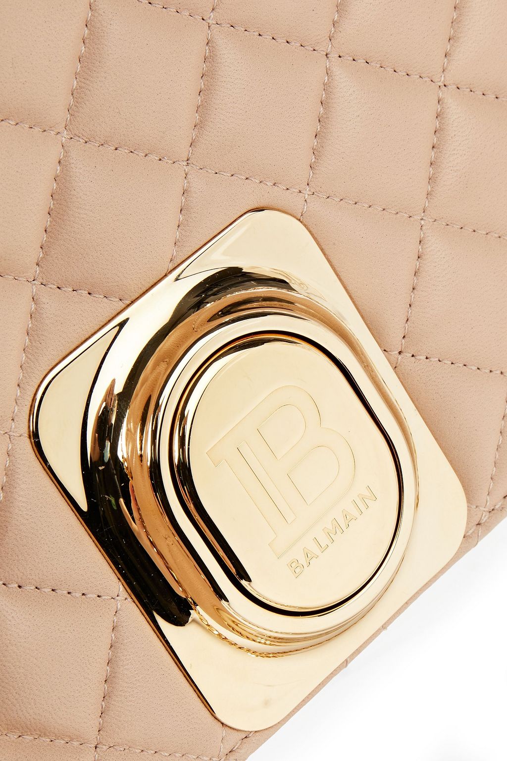 BALMAIN Quilted leather shoulder bag
