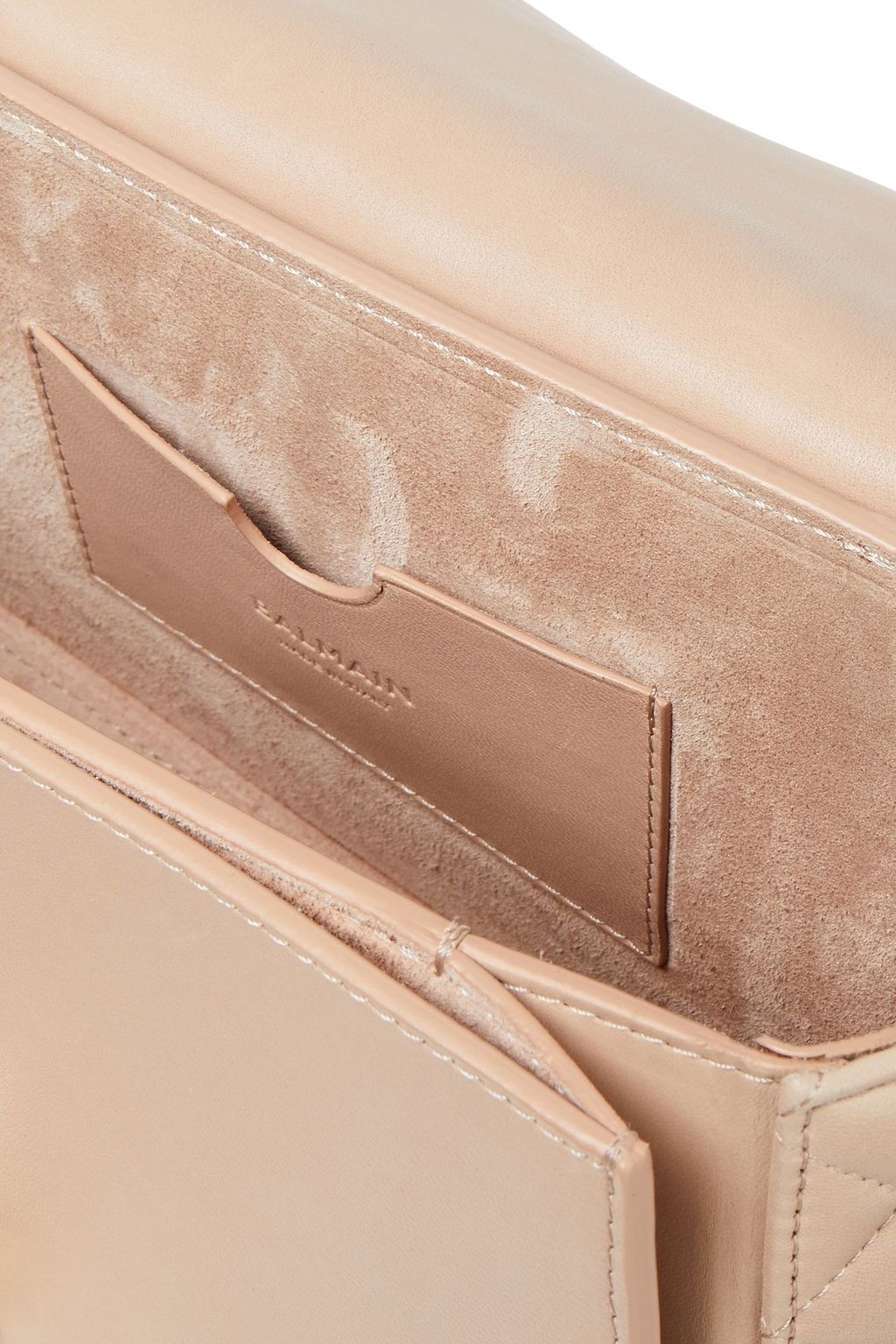 BALMAIN Quilted leather shoulder bag