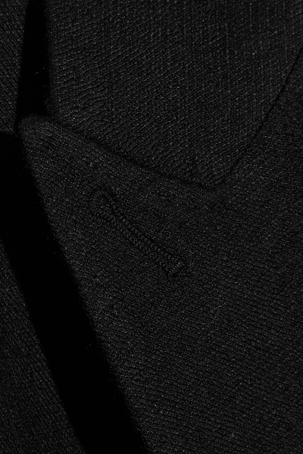 ANN DEMEULEMEESTER Wool and linen-blend coat