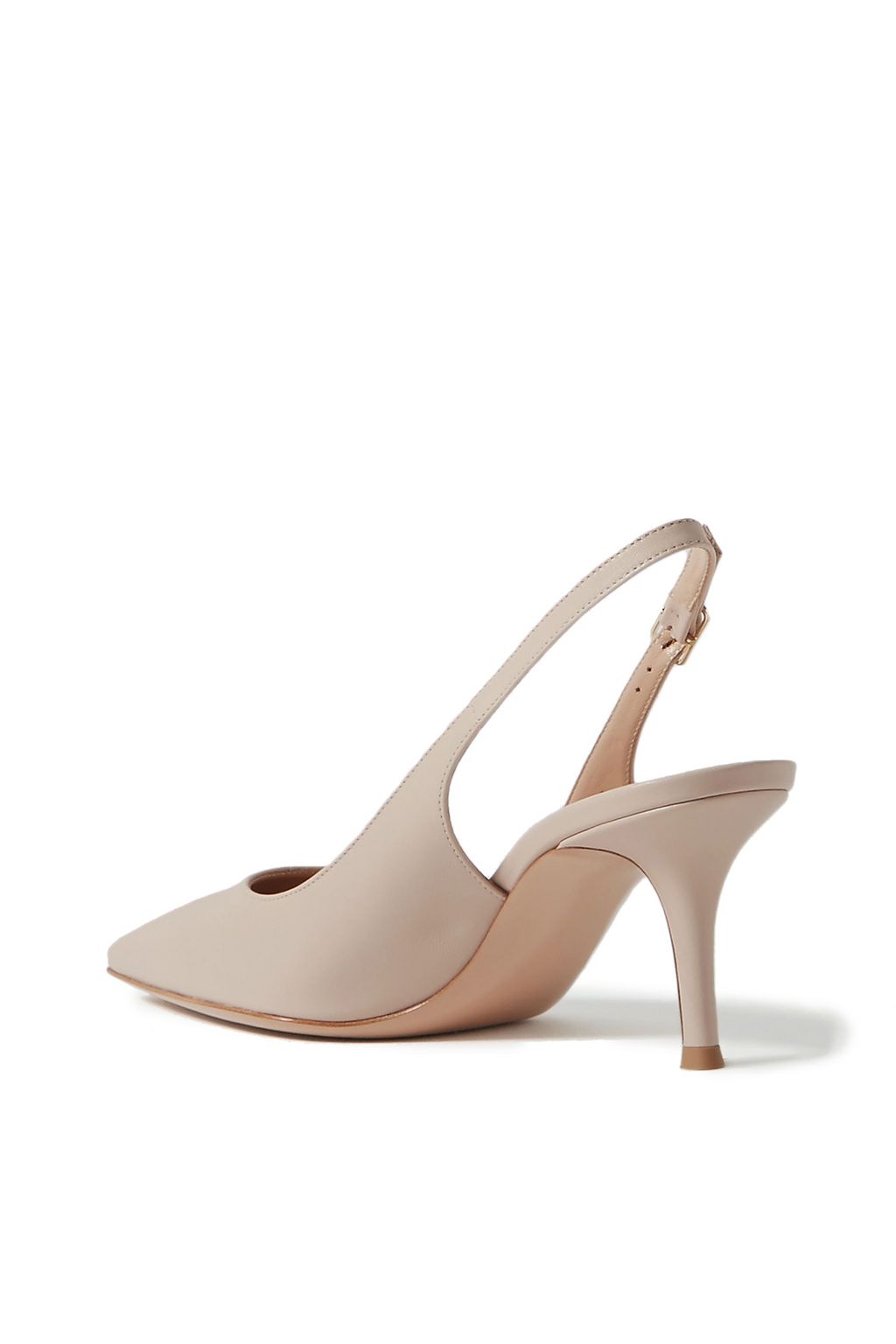 GIANVITO ROSSI 70 leather slingback pumps