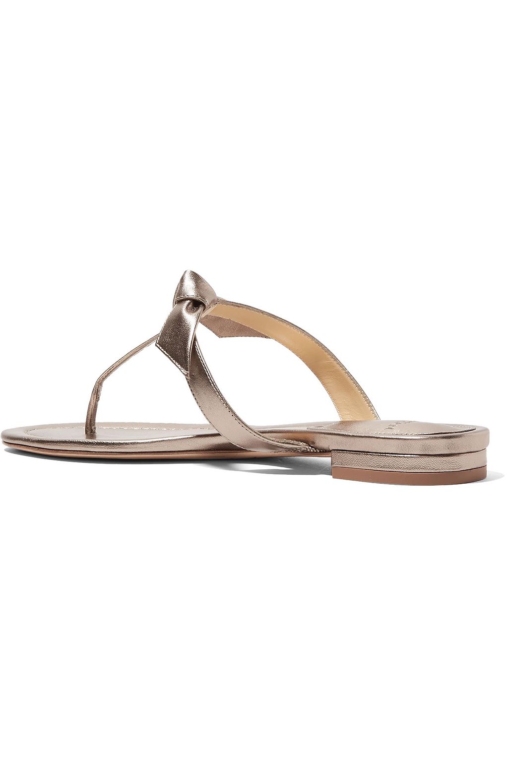 ALEXANDRE BIRMAN Clarita bow-embellished leather sandals