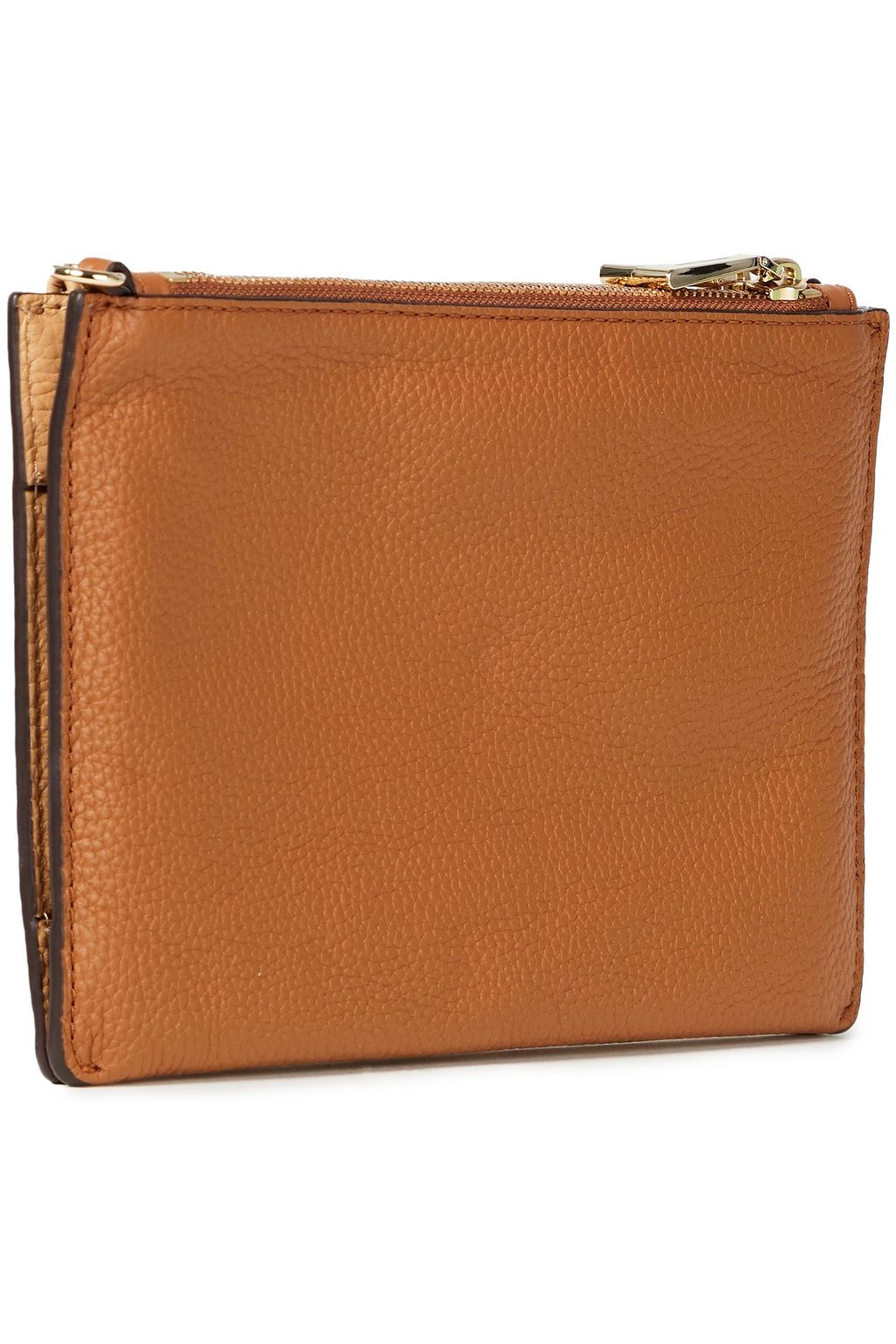 MICHAEL MICHAEL KORS Two-tone pebbled-leather pouch