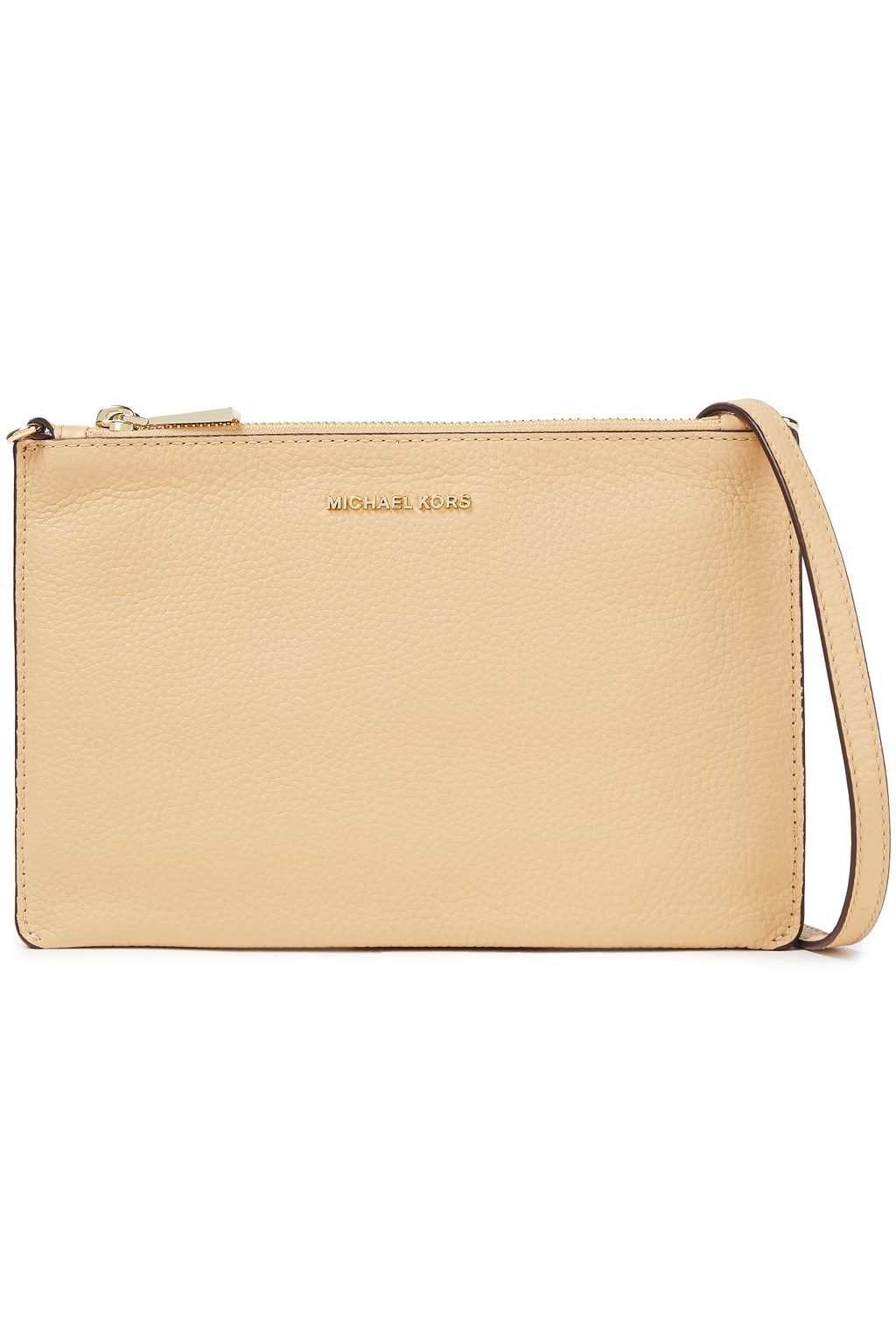 MICHAEL MICHAEL KORS Two-tone pebbled-leather pouch