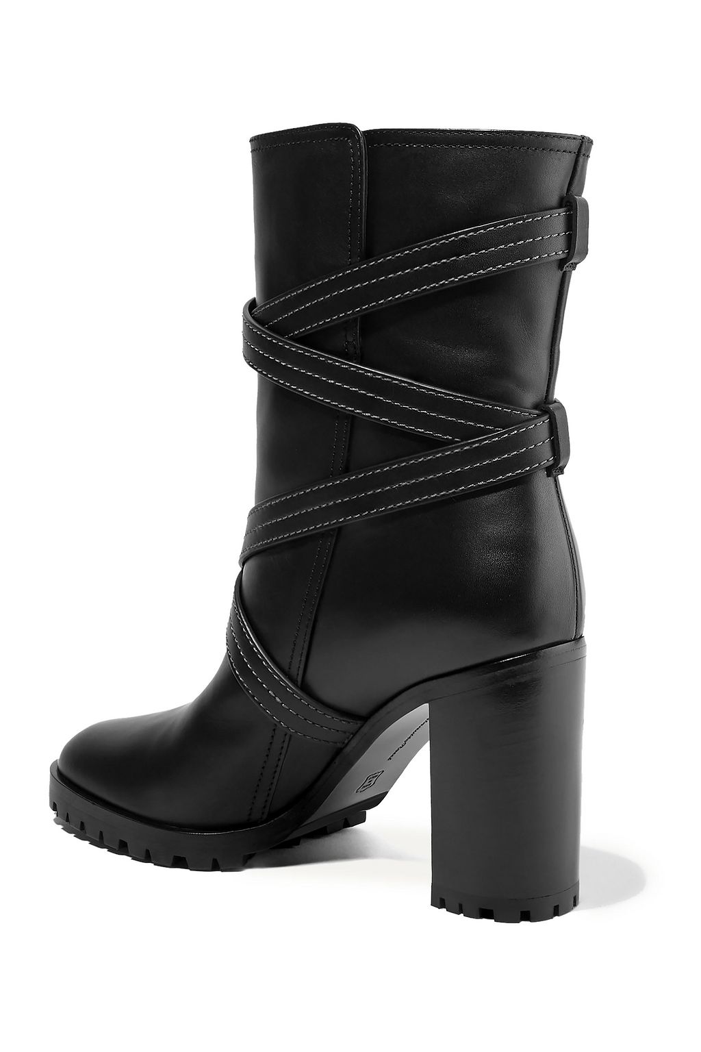 GIANVITO ROSSI 90 buckled leather ankle boots