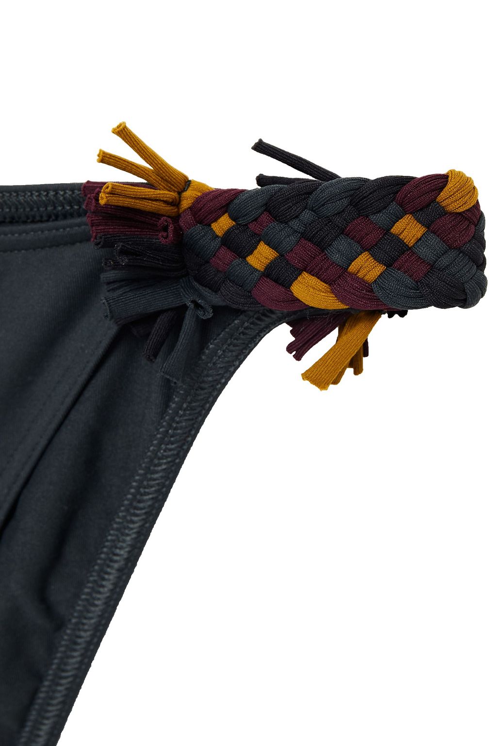 ERES Lambada braid-trimmed mid-rise bikini briefs