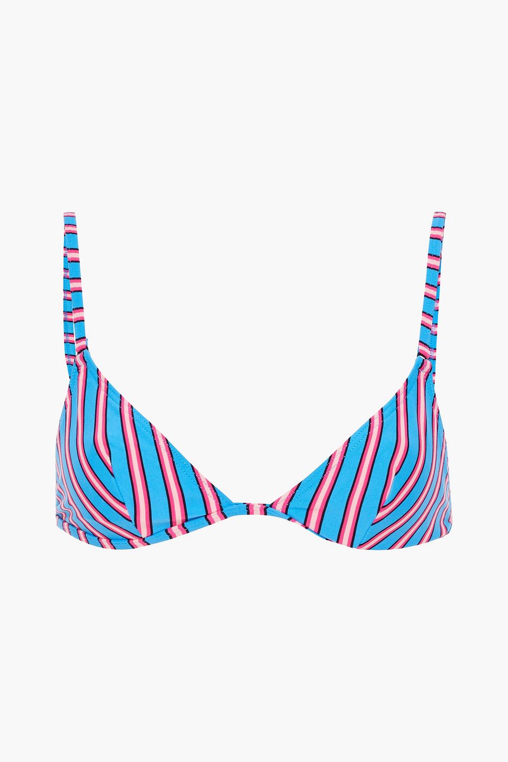 SOLID & STRIPED The Lulu triangle bikini top Sale up to 70% off | THE OUTNET