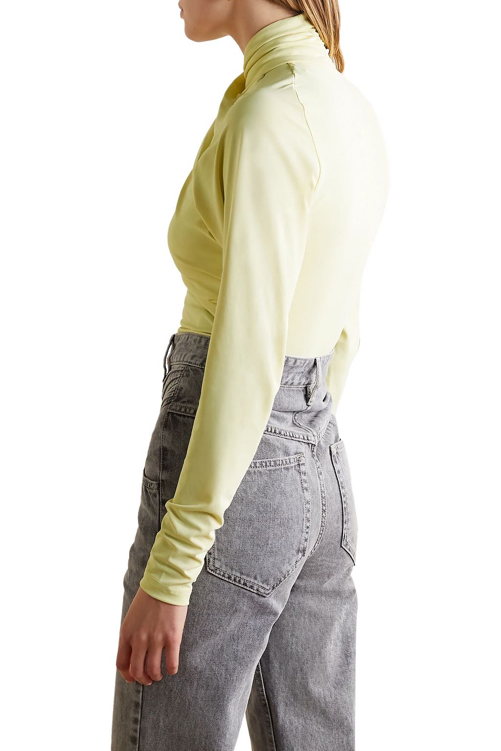 ISABEL MARANT Georgina twist-front stretch-crepe top