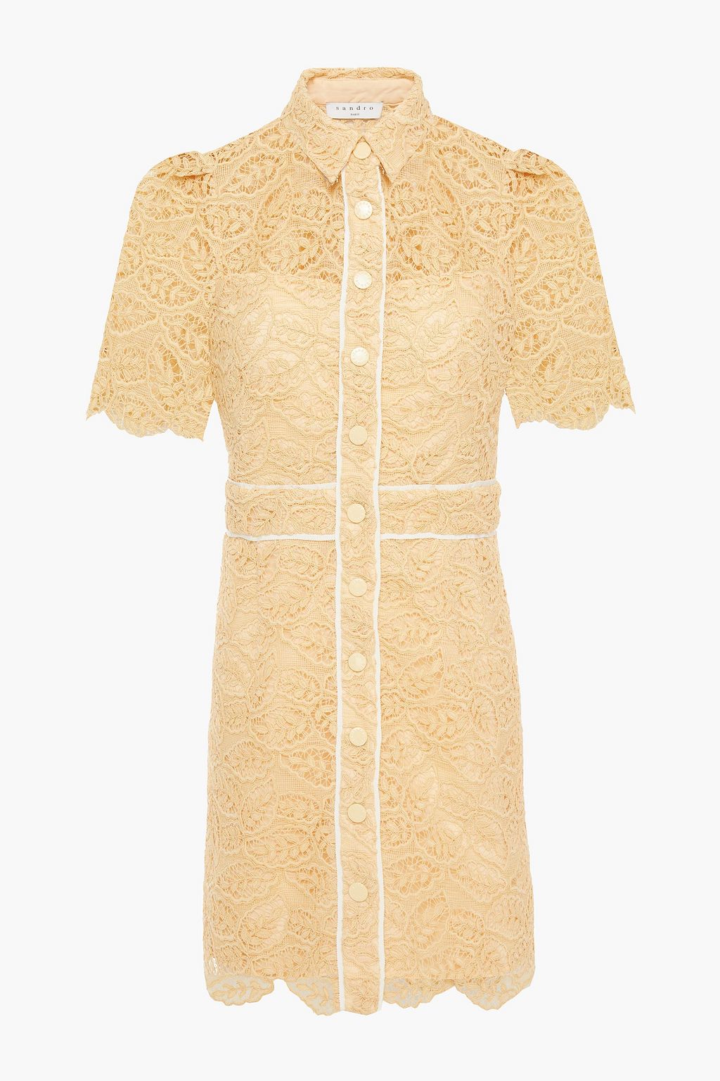sandro lace mini dress
