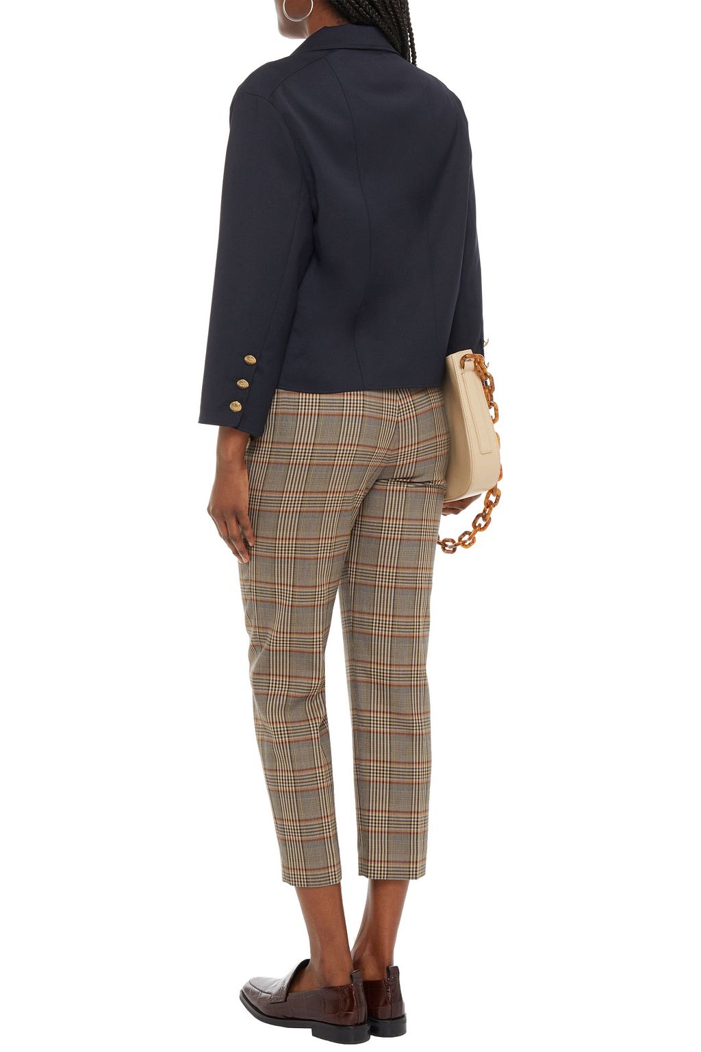 SANDRO Embellished twill jacket