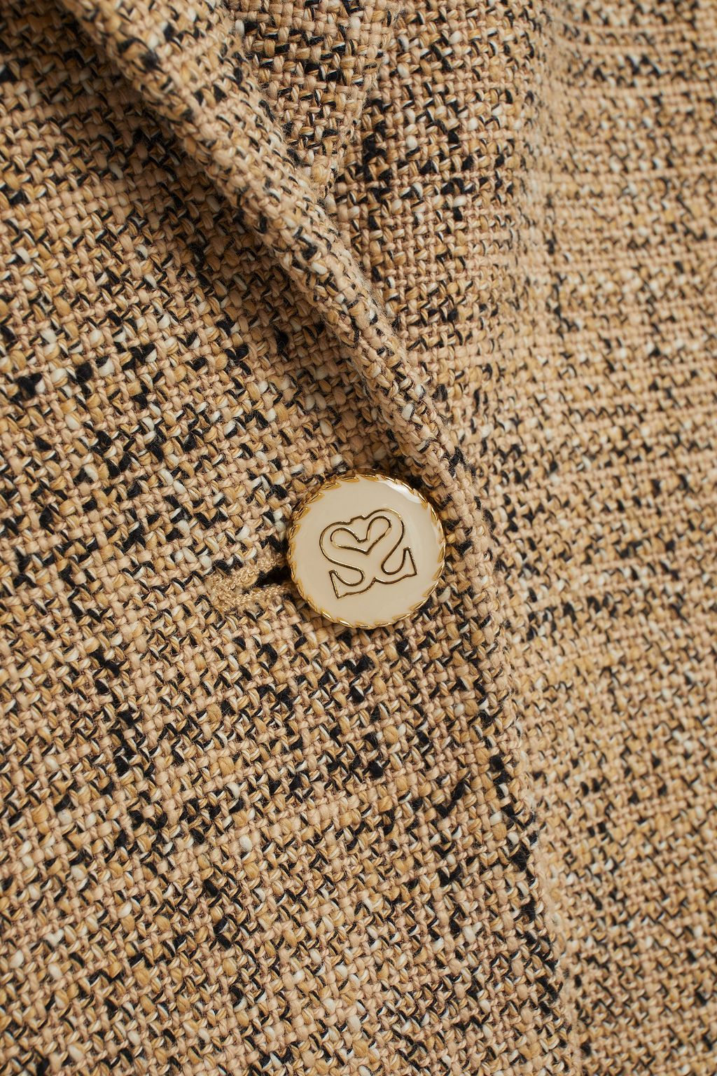 SANDRO Sone cotton-blend tweed blazer