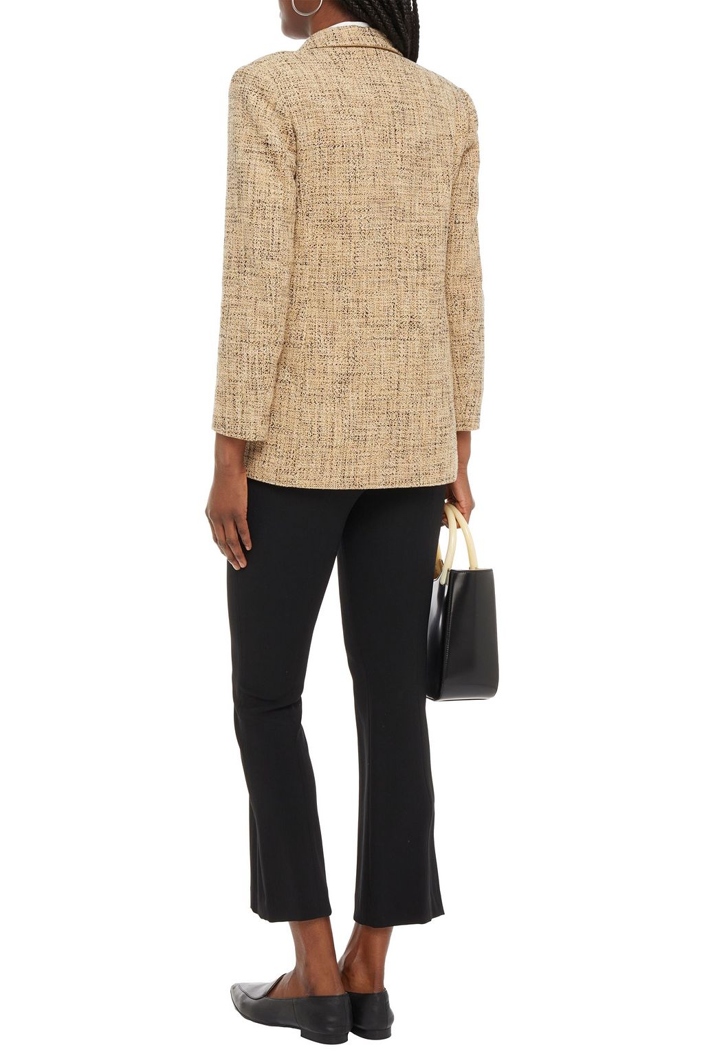 SANDRO Sone cotton-blend tweed blazer