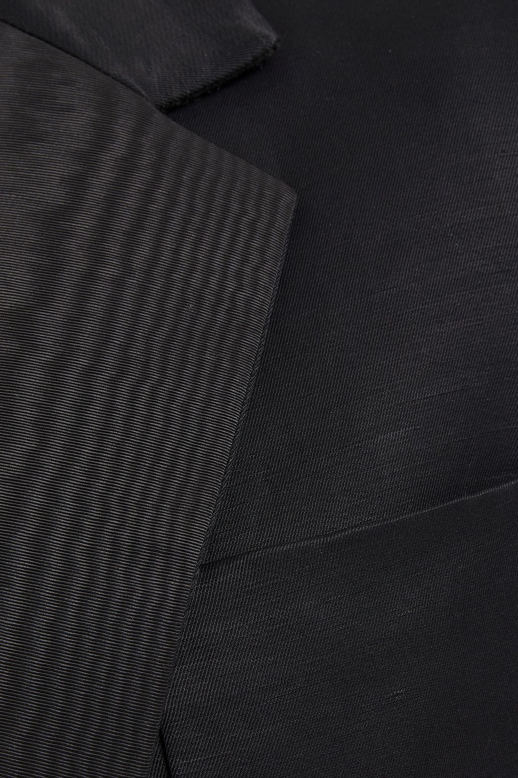 SANDRO Syane moire-paneled satin-twill blazer